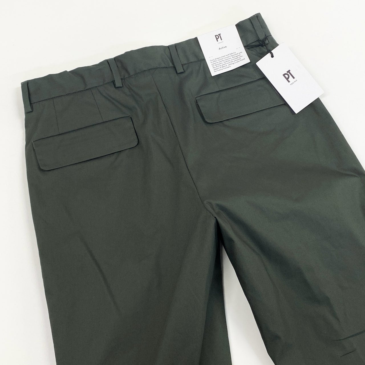 76k20 《未使用》定価¥41,800 PT TORINO ピーティー トリノ ACTIVE LAMDA アクティブ ラムダ スーパーストレッチ ナイロンテーパードパンツ COVS3JZ40KLT 44 カーキ guji golf グジ ゴルフ