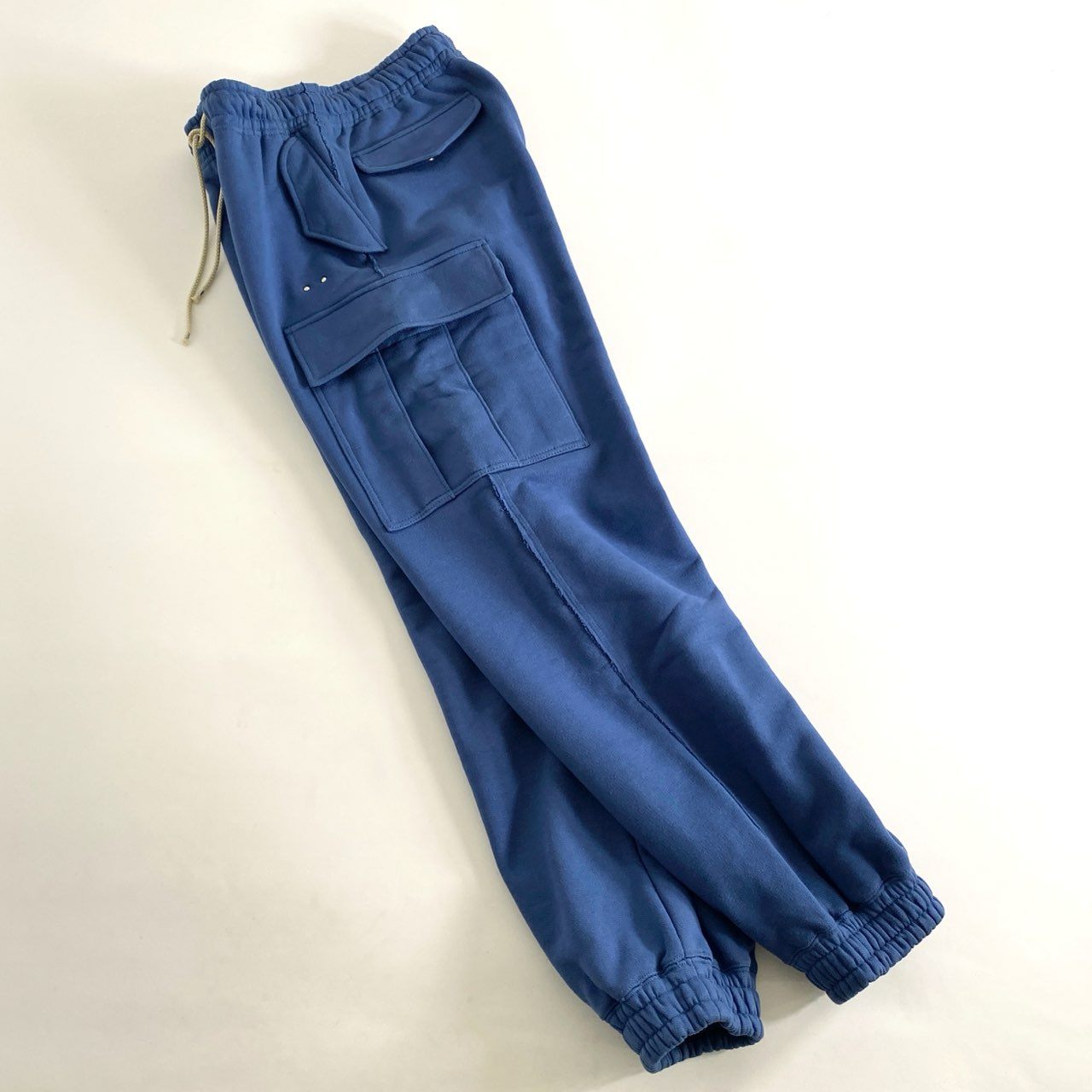 87i1 23SS SUGARHILL シュガーヒル SWEAT CARGO TROUSERS PANTS 1 ブルー スウェット カーゴトラウザーズパンツ