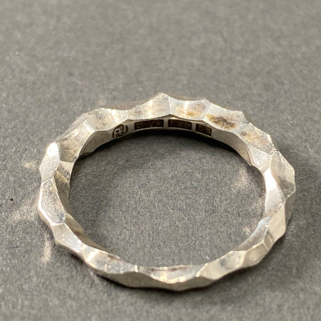 h31-1 定価¥35,200 All Blues オールブルース Fat Sneake Ring ファットスネークリング 16号 シルバー Silver 925 アクセサリー
