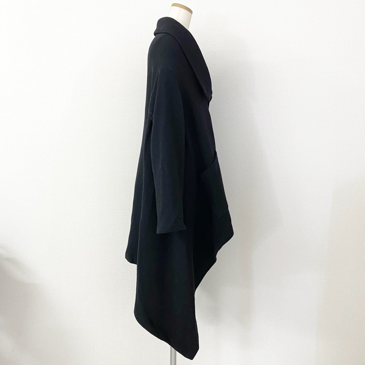 87i2 LIMI feu リミフゥ リミフー ヨウジヤマモト 変形コート ウールコート 型番:LR-T43-141 サイズ2 ブラック レディース アウター