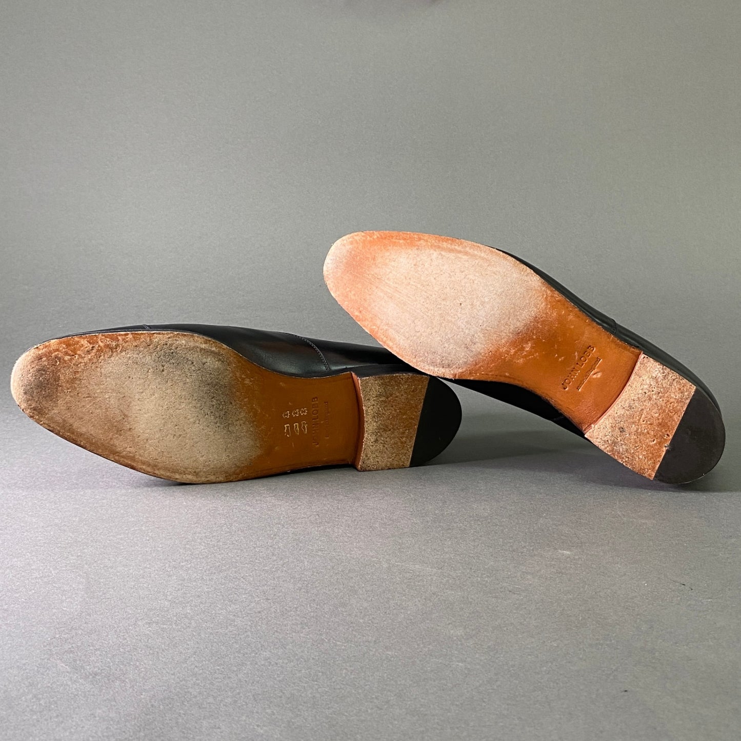 1a24 JOHN LOBB ジョンロブ CITY II シティー2 ドレスシューズ ストレートチップ ビジネス◎ フォーマル◎ 純正シューツリー付属 9E ブラック レザー