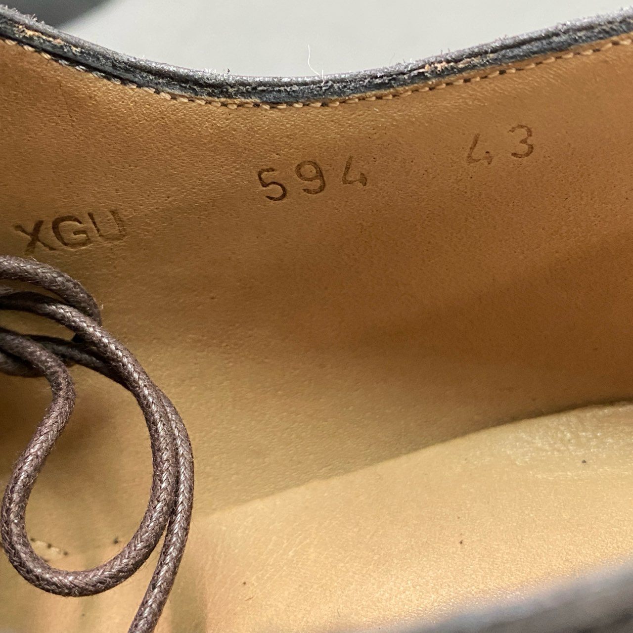 3f10 【美品】イタリア製 GIORGIO ARMANI ジョルジオアルマーニ ドレスシューズ 革靴 サイズ43 ブラウン レザー メンズ 紳士靴 レザーシューズ ドレス フォーマル