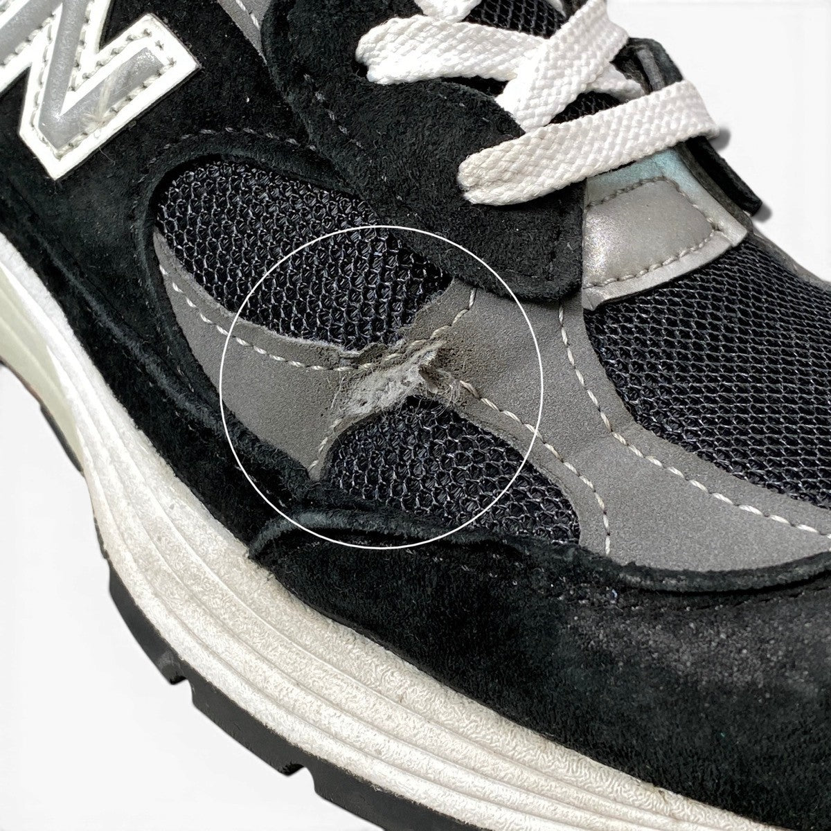 1g1 new balance ニューバランス Made in USA 992 Core ローカットスニーカー シューズ スエード M922EB 25cm ブラック グレー ホワイト メンズ 紳士靴o07t