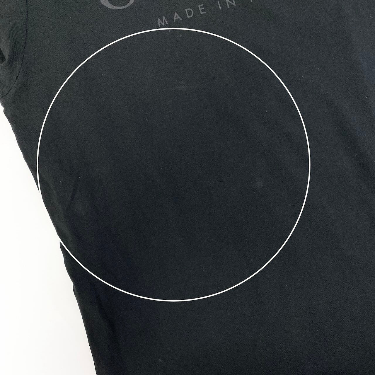 12d27 GUCCI グッチ ブランドロゴプリント カットソー 半袖Tシャツ トップス サイズL ブラック コットン100% メンズ 紳士服u02t