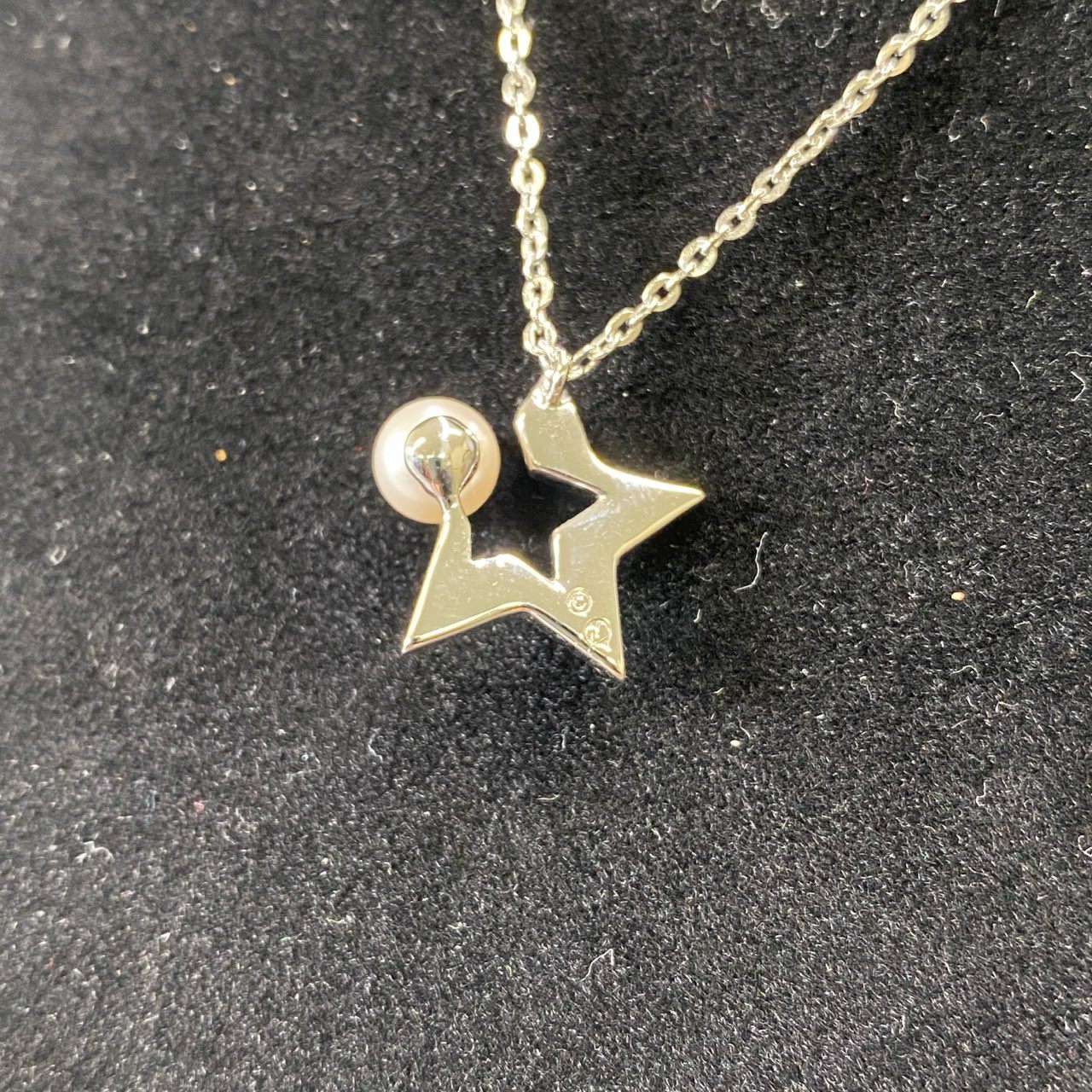 g29 SWAROVSKI スワロフスキー スターパール ネックレス シルバー ラインストーン アクセサリー ラグジュアリー