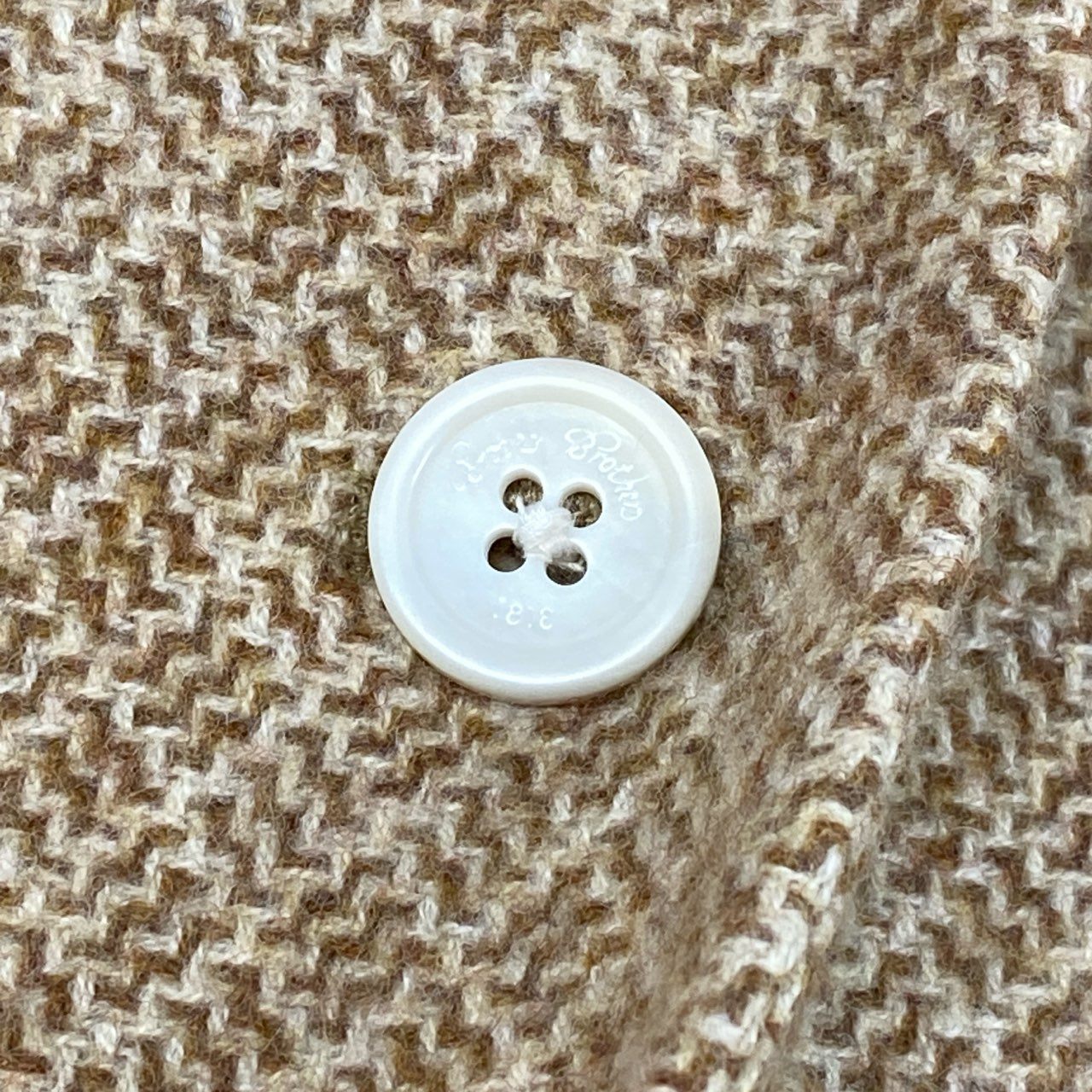 17e7 Brooks Brothers ブルックスブラザーズ カシミヤ混 レイヤードジャケット テーラードジャケット ブレザー サイズ0 アイボリー レディース