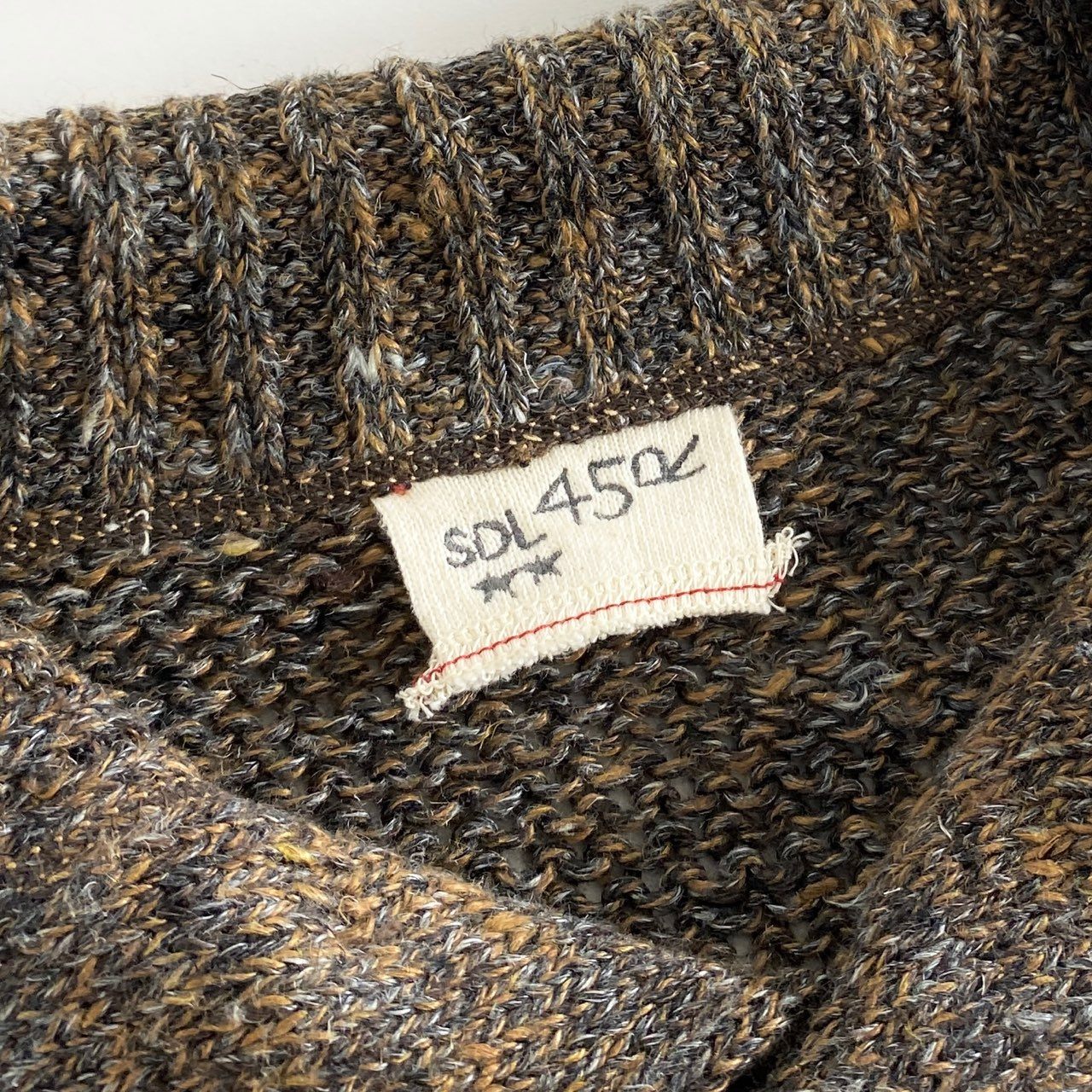 50h10 45R フォーティーファイブアール 3つの杢リネンの908 ニットソープル セーター 80280011 F ベージュ リネン ナイロン レディース