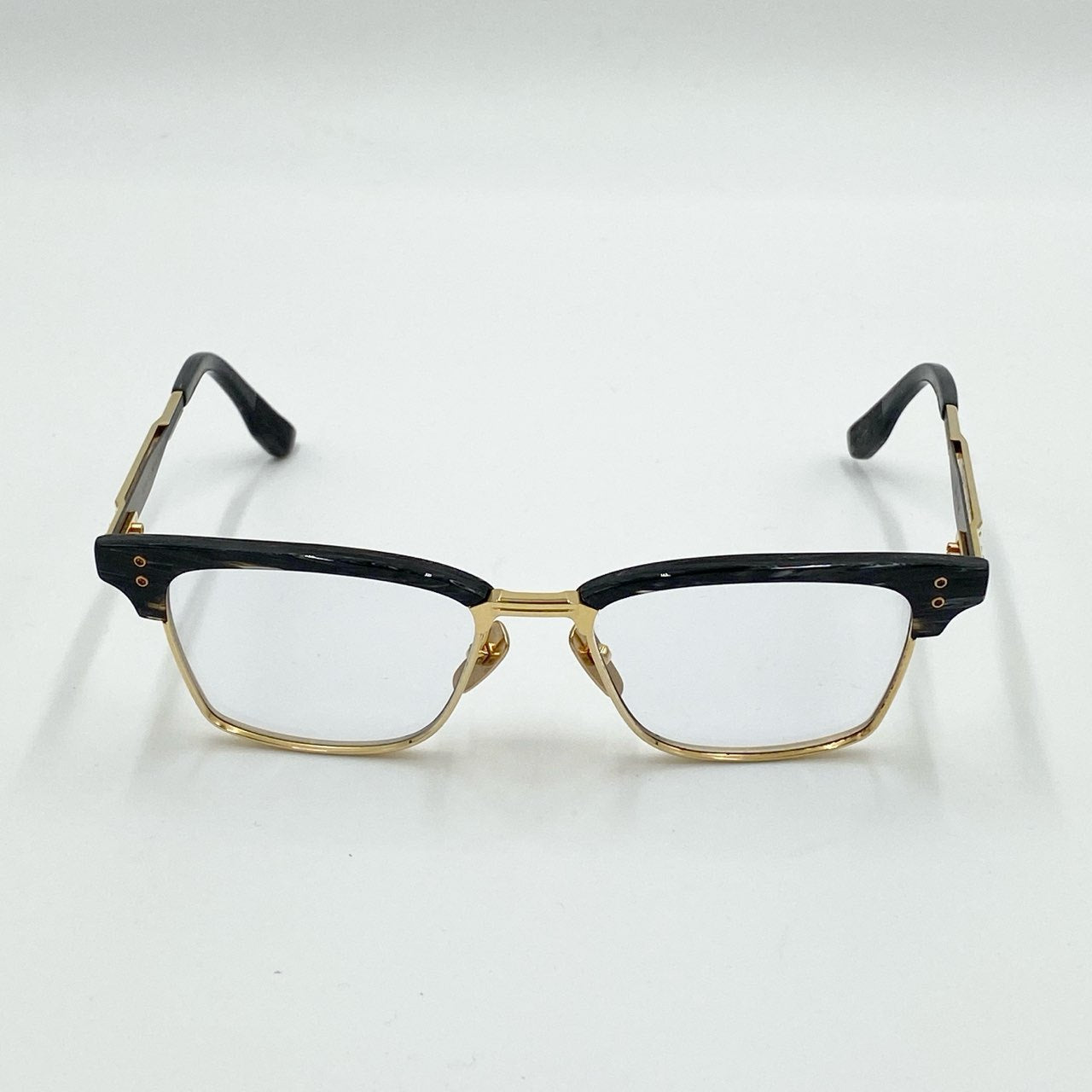 h21 DITA ディータ STATESMAN SIX 52 ステイツマンシックス 眼鏡 メガネ DTX132-52-03 52□18 ゴールド グレー マーブル アイウェアt18r