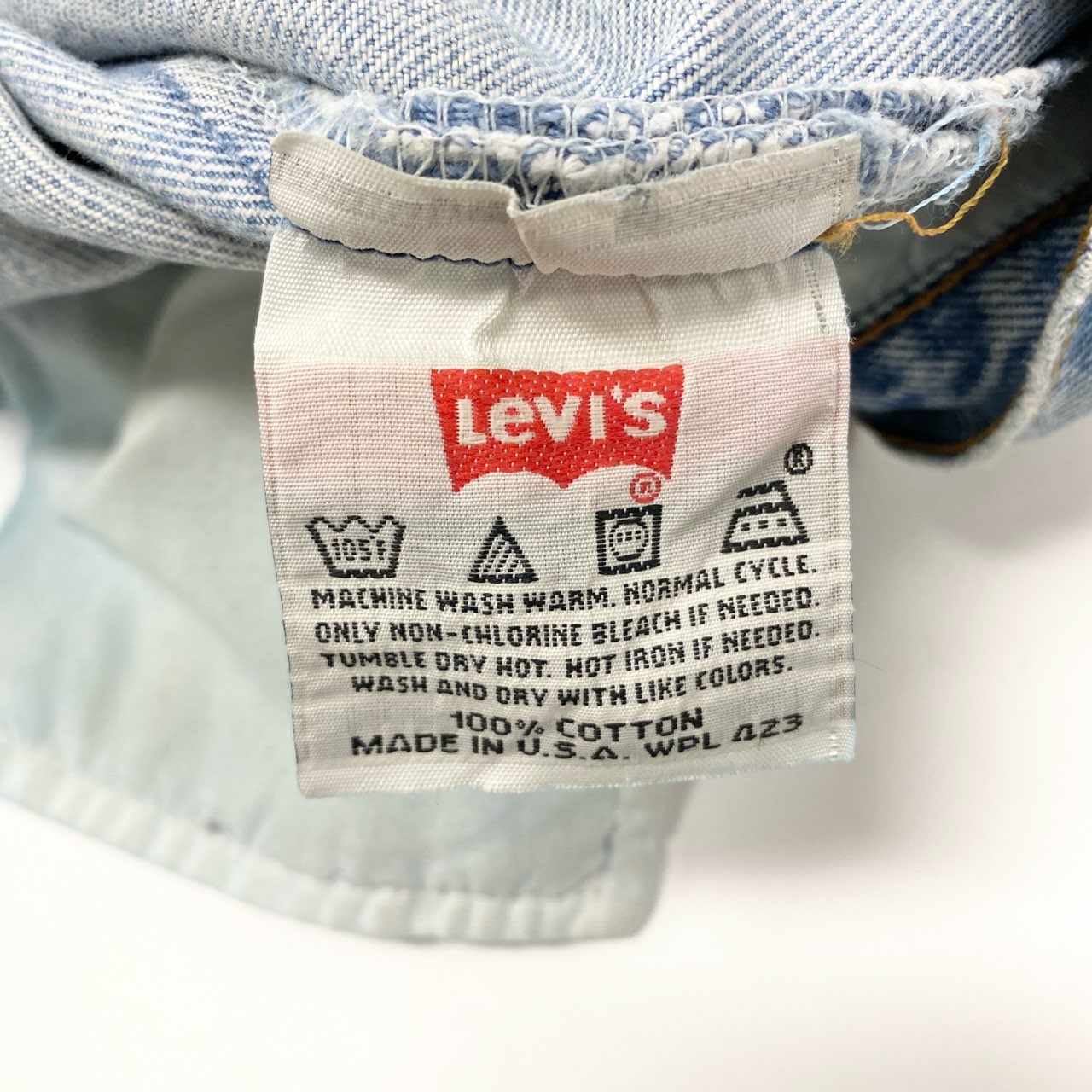 50h25 《VINTAGE》 90’s Levi's リーバイス 501 ストレートデニムパンツ ボトムス ジーンズ USA製 99年 W32 L34 ブルー コットン メンズo07t