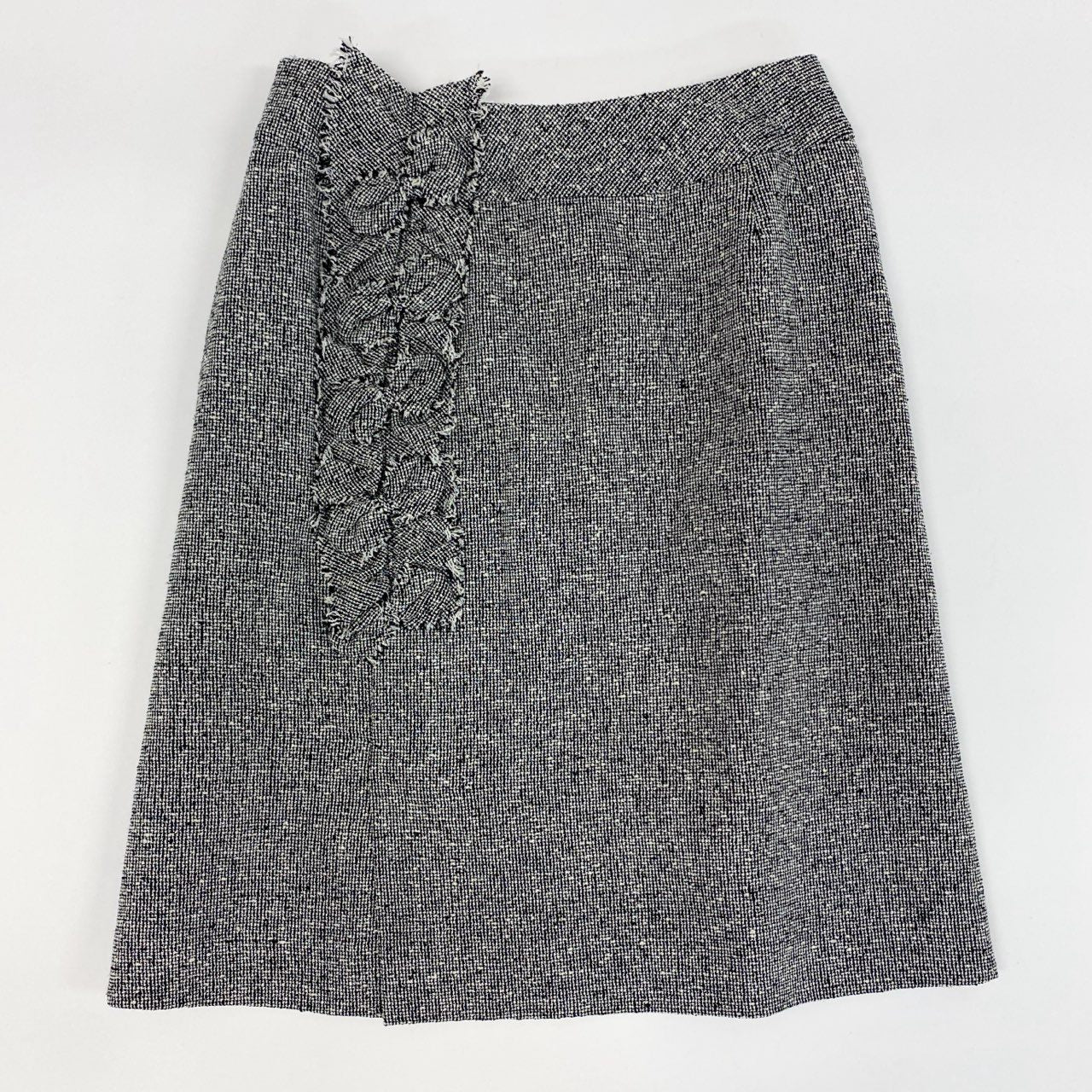 30f18 Rene ルネ ツイードスカート 麻混紡 タイトスカート オケージョン レディース 女性用 タグ付き 34 グレー系