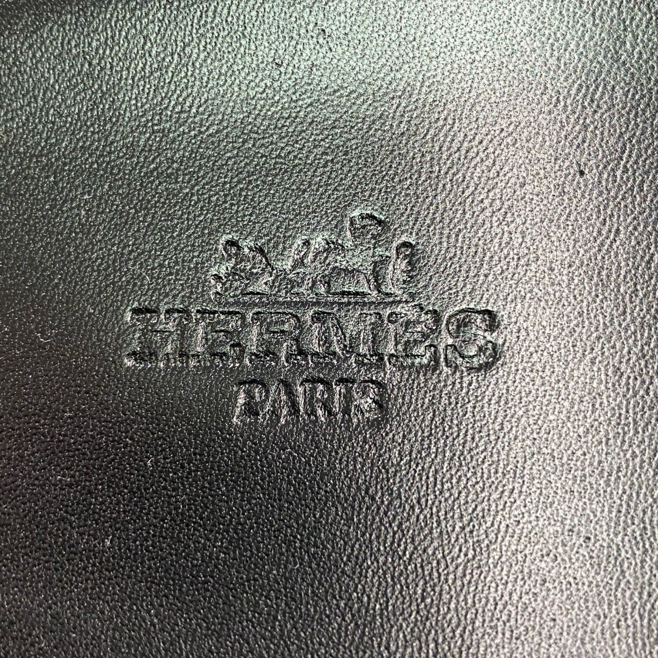 6f6 《極美品》 HERMES エルメス 廃盤 リフレックス Hロゴ サンダル 42 ブラック レザー シューズ 箱付き