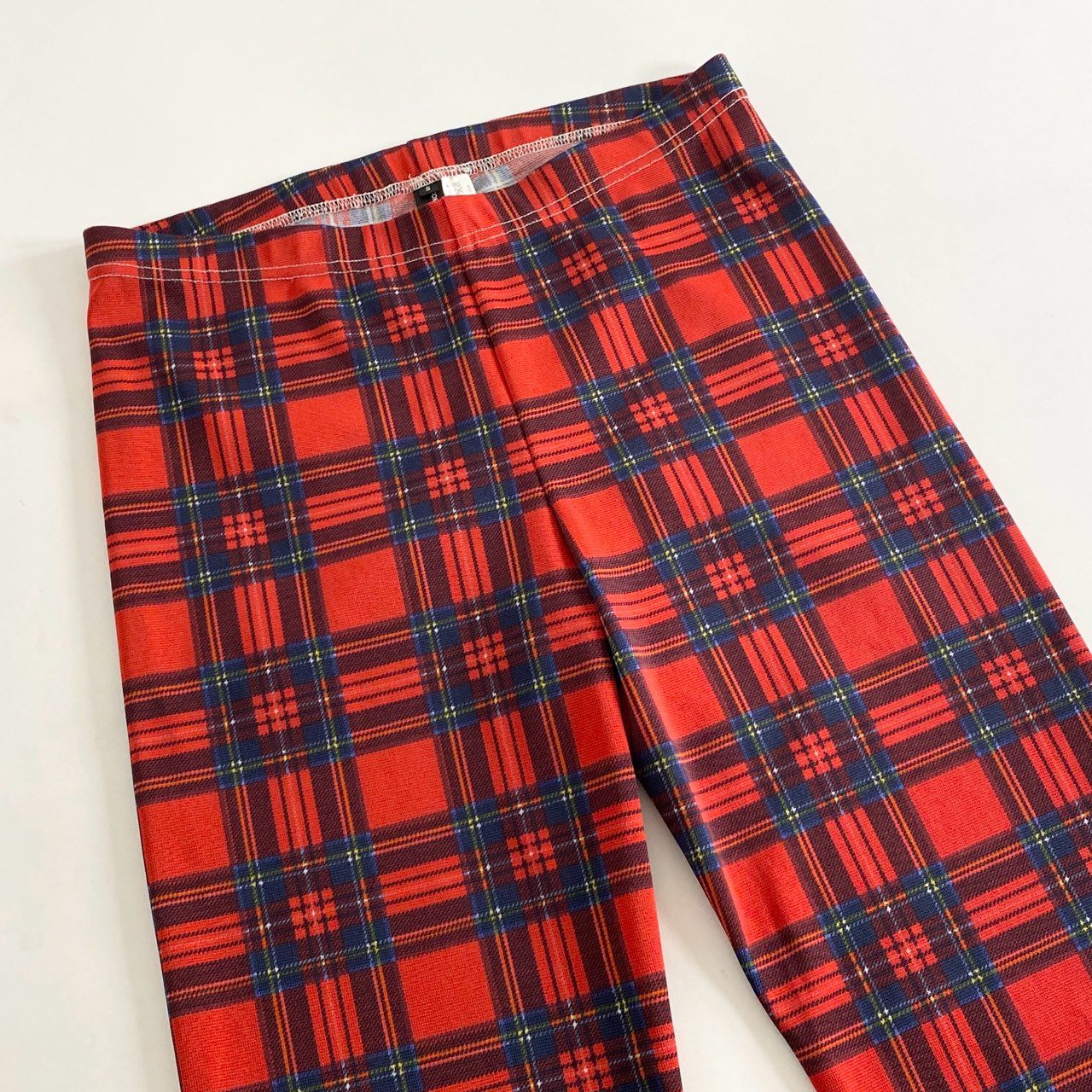 62i12 COMME des GARCONS HOMME PLUS コムデギャルソンオムプリュス チェック柄 プリント タイツ ボトムス PD-T044 S レッド マルチカラー