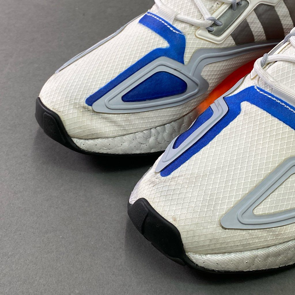 7e10 adidas アディダス NASA ナサコラボ ZX 2K BOOST ブースト FY5725 26cm ホワイト スニーカー シューズ