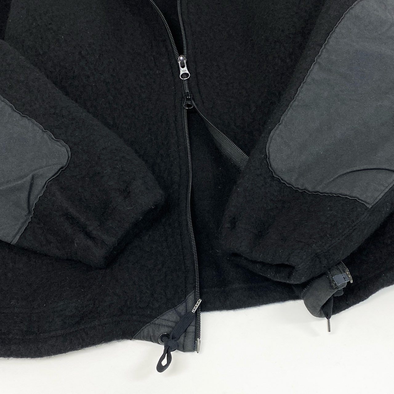 49f2 marka マーカ ZIP UP CARDIGAN WOOL PILE SHEEP ジップアップカーディガン アウター ジャケット 羽織 M21C-17OS01 1 ブラック ウール