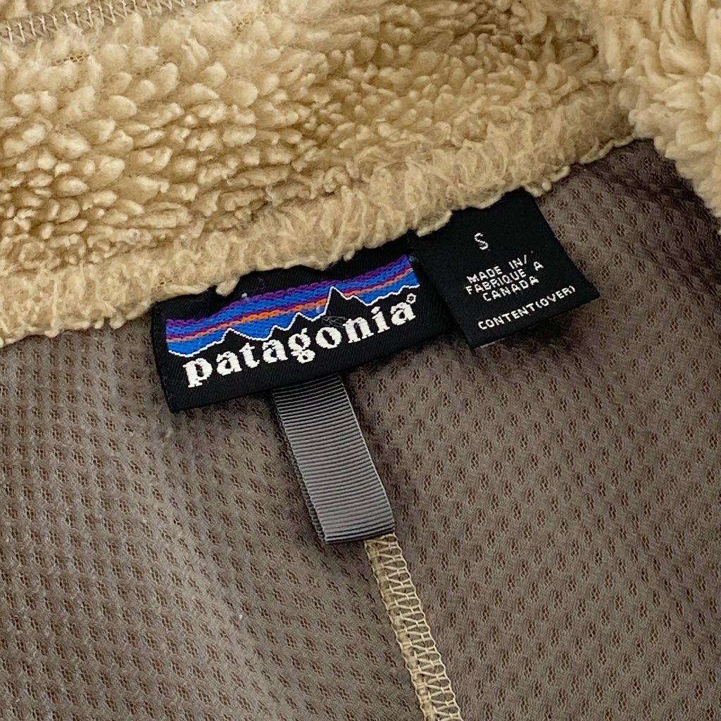 83h27 patagonia パタゴニア Classic Retro-X Jacket クラシックレトロ フリースジャケット ボアブルゾン 23055 サイズS ベージュ ポリエステル100% メンズ アウトドア