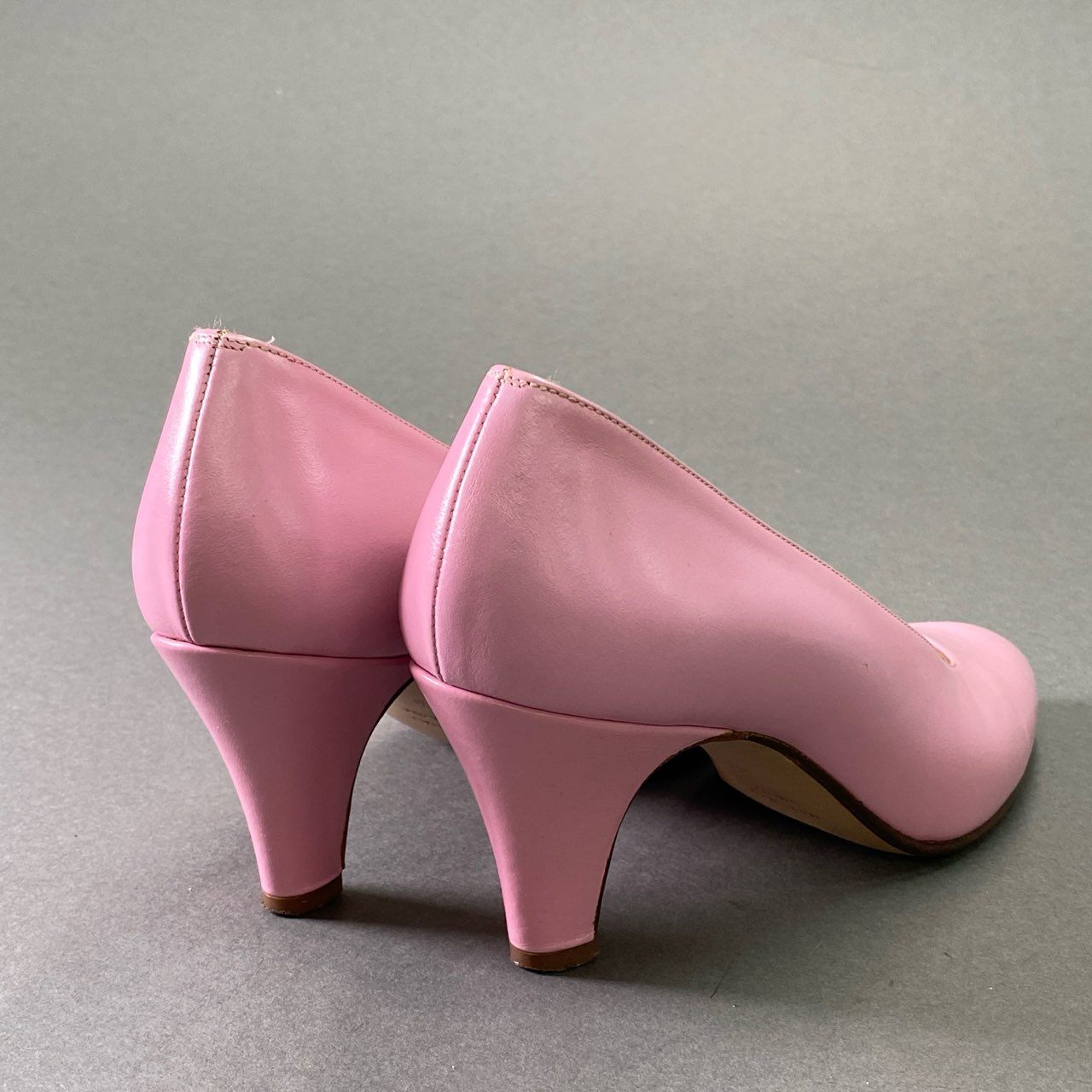 2d16 CELINE セリーヌ レザーパンプス 36 ピンク leather シューズ PINK イタリア製 箱付き