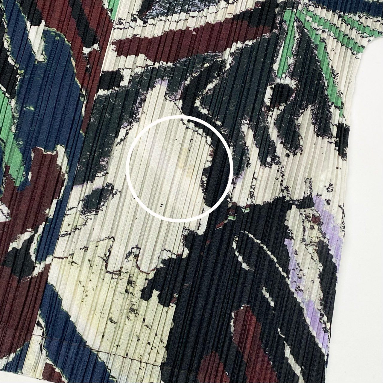 Ac2 PLEATS PLEASE プリーツプリーズ イッセイミヤケ 長袖カットソー プリーツ トップス サイズ3 マルチカラー レディースk02i