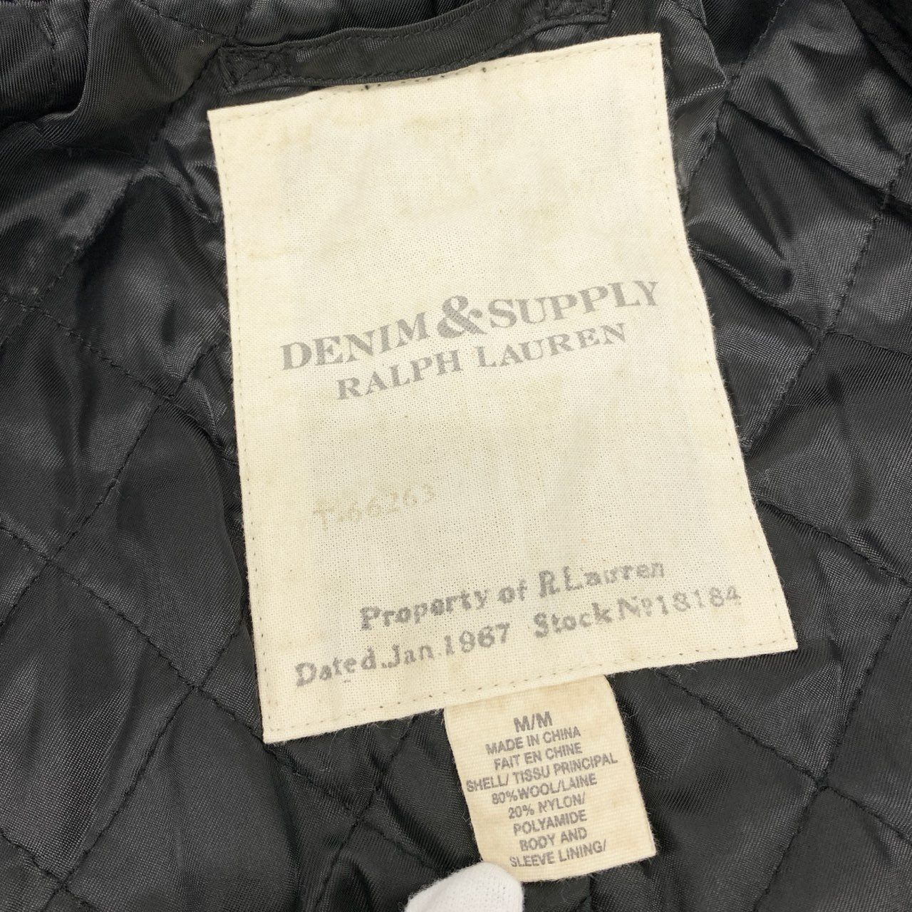 53e23 DENIM&SUPPLY デニムアンドサプライ RALPH LAUREN ラルフローレン フランス軍 Pコート M ネイビー 画像参照 フレンチミリタリー 金ボタン