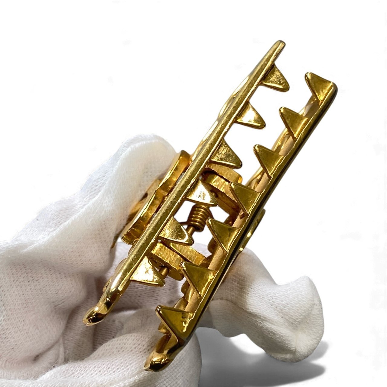 CHANEL シャネル 98P CC ココマーク ヘアクリップ バレッタ バンスクリップ ゴールド Vintage ヴィンテージ レトロ アクセサリーt18r