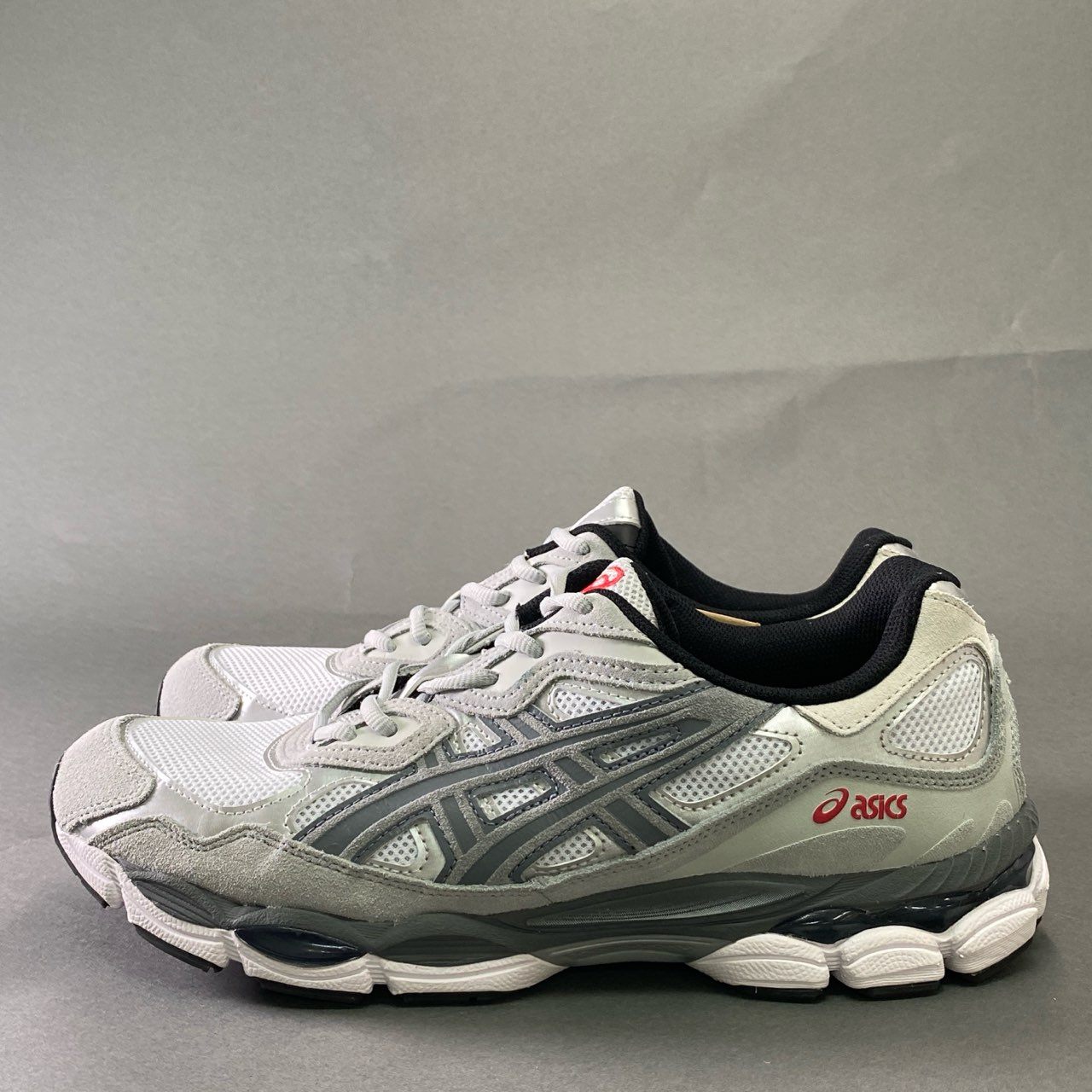 1j1 asics アシックス GEL-NYC WHITE STEEL GREY シューズ ホワイト スチールグレー ローカットスニーカー 1201A789 29cm グレー