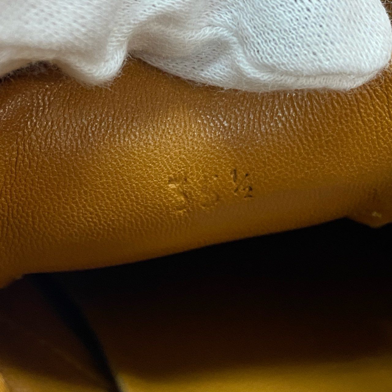 3b7 HERMES エルメス クイック スエードレザー スニーカー 35 1/2 ベージュ ブラウン スウェード シューズ イタリア製