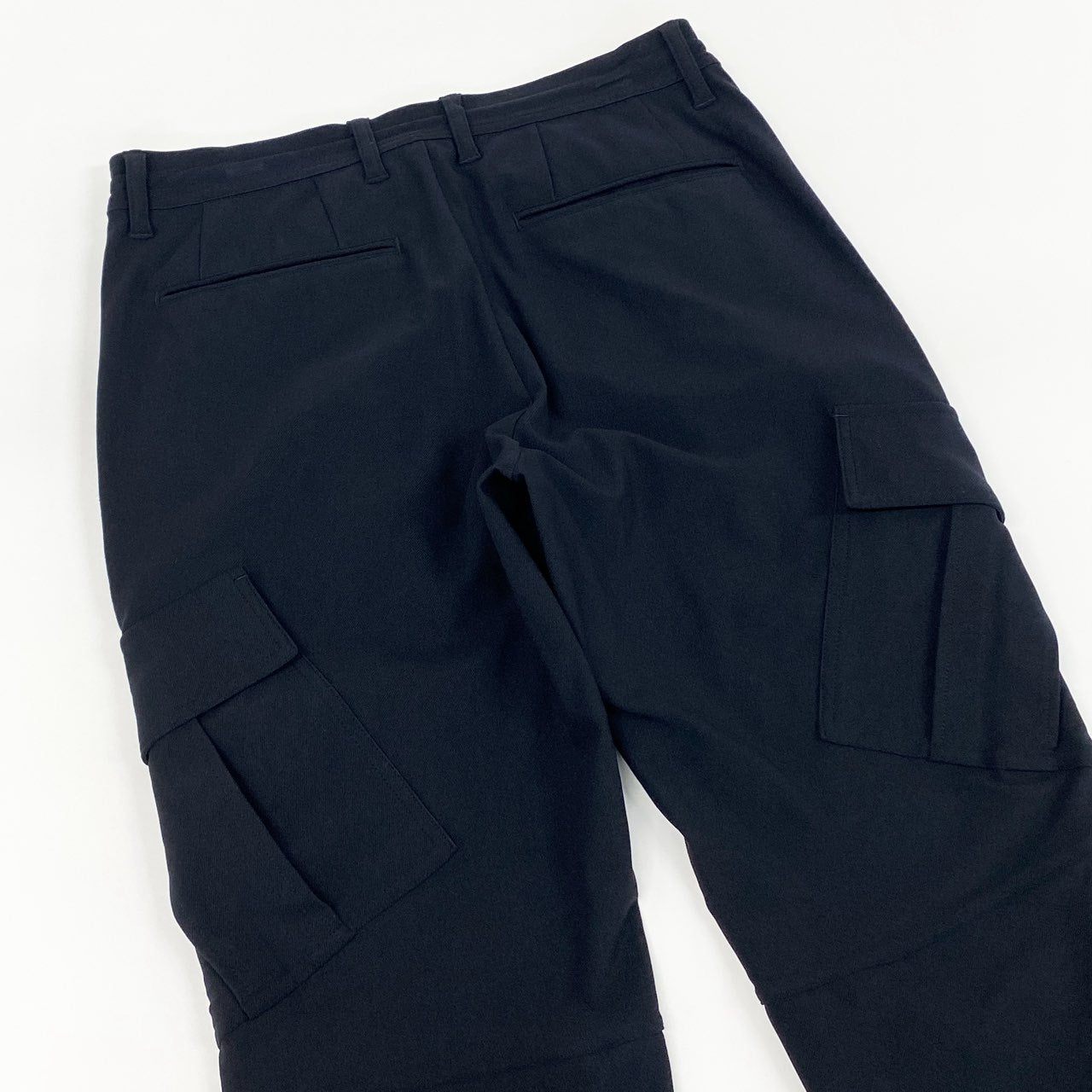 66g8 【未使用】 PIUORO ピウオロ ストレッチ◎ カーゴパンツ ジョガーパンツ ナイロン混 無地 レディース 女性用 タグ付き PR01P03 02 ブラック 画像参照