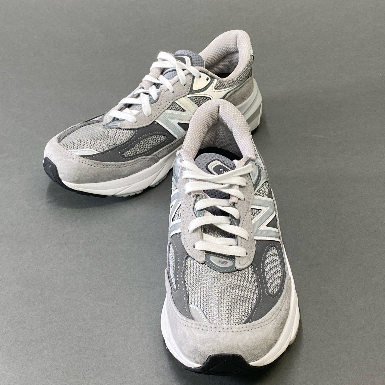 1g8《美品》 new balance ニューバランス USA製 990 V6 スニーカー M990GL6 25cm グレー レザー シューズ