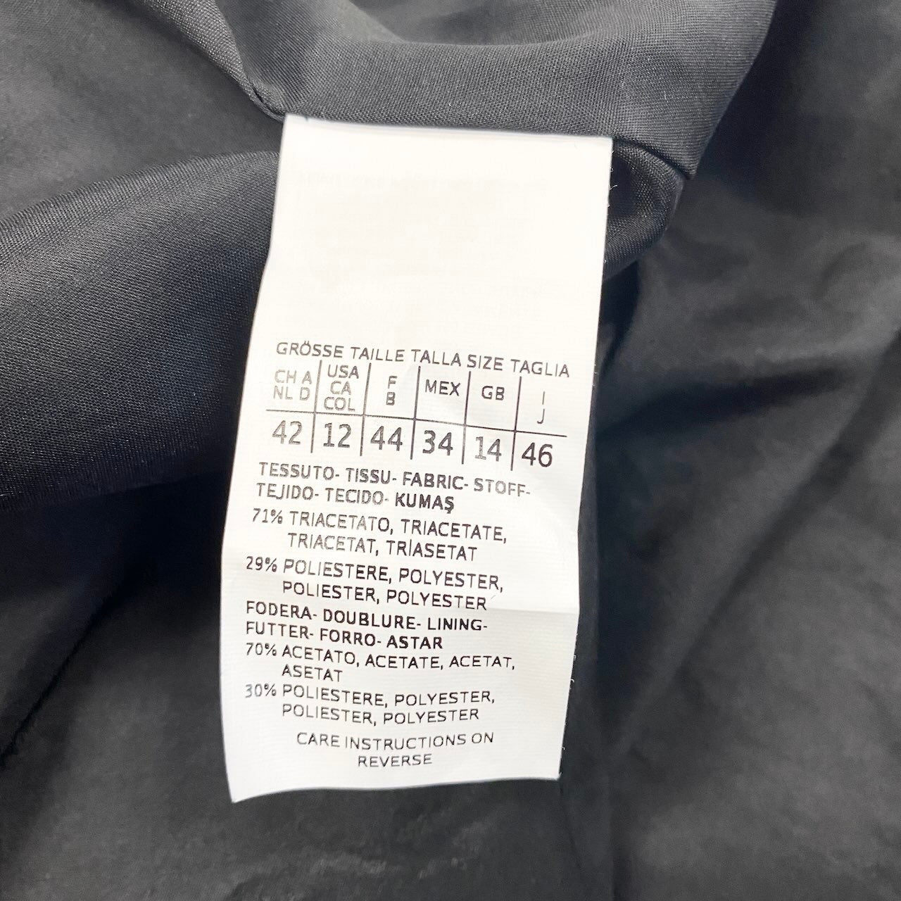 62i1 【美品】 MaxMara STUDIO マックスマーラ ステュディオ テーラードジャケット フォーマル サイズ42 ブラック レディース 女性用u02t