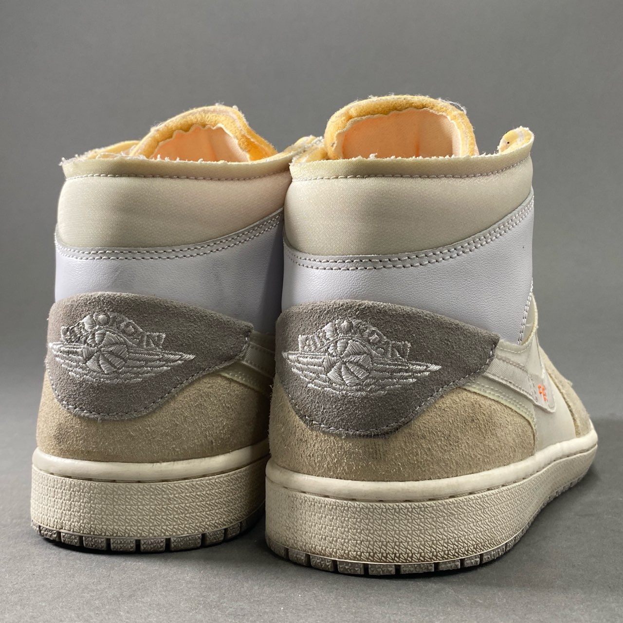 6e18 NIKE ナイキ AIR JORDAN 1 MID SE CRAFT Inside Out ハイカットスニーカー シューズ エアジョーダン 1 ミッド SE クラフト インサイドアウト DM9652-100 27.5 ホワイト ベージュ