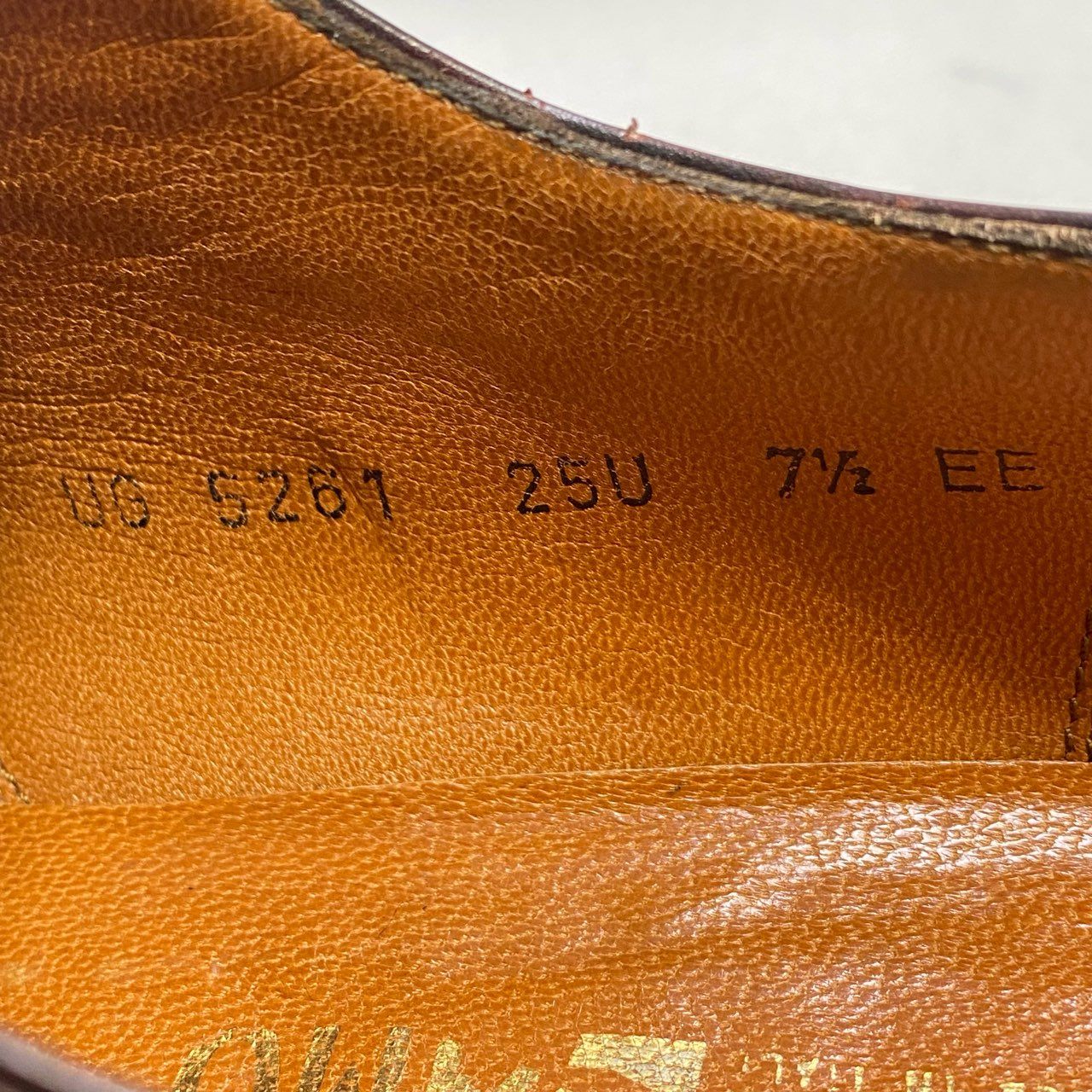 Bi18 Salvatore Ferragamo サルヴァトーレフェラガモ イタリア製 パンチングレザー ドレスシューズ レースアップ 革靴 外羽根 7 1/2 ブラウン レザー メンズk02i