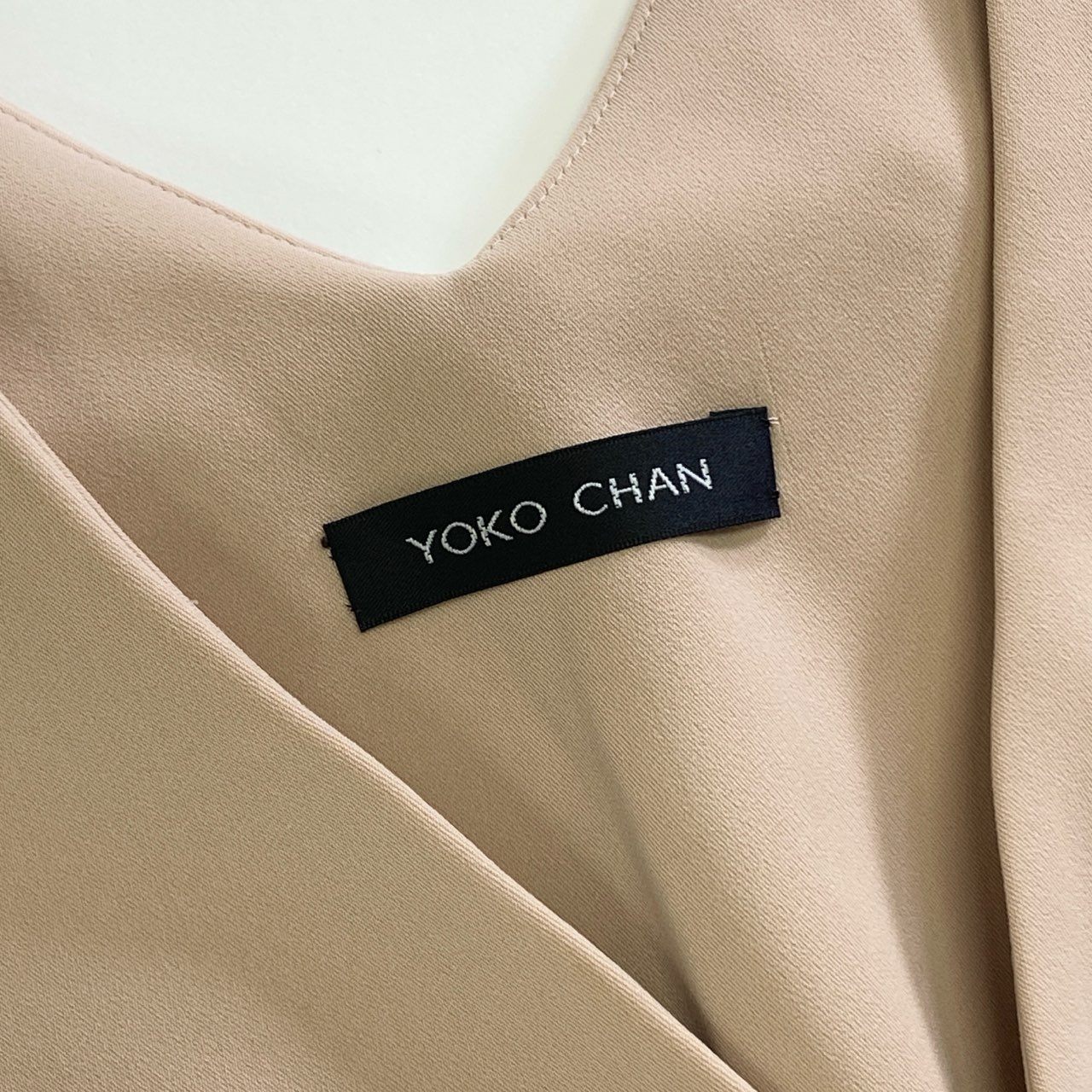 1k4 YOKO CHAN ヨーコチャン ノースリーブワンピース ドレスワンピース フェイクパール YCD-517-294 サイズ38 ベビーピンク ポリエステル100% レディース