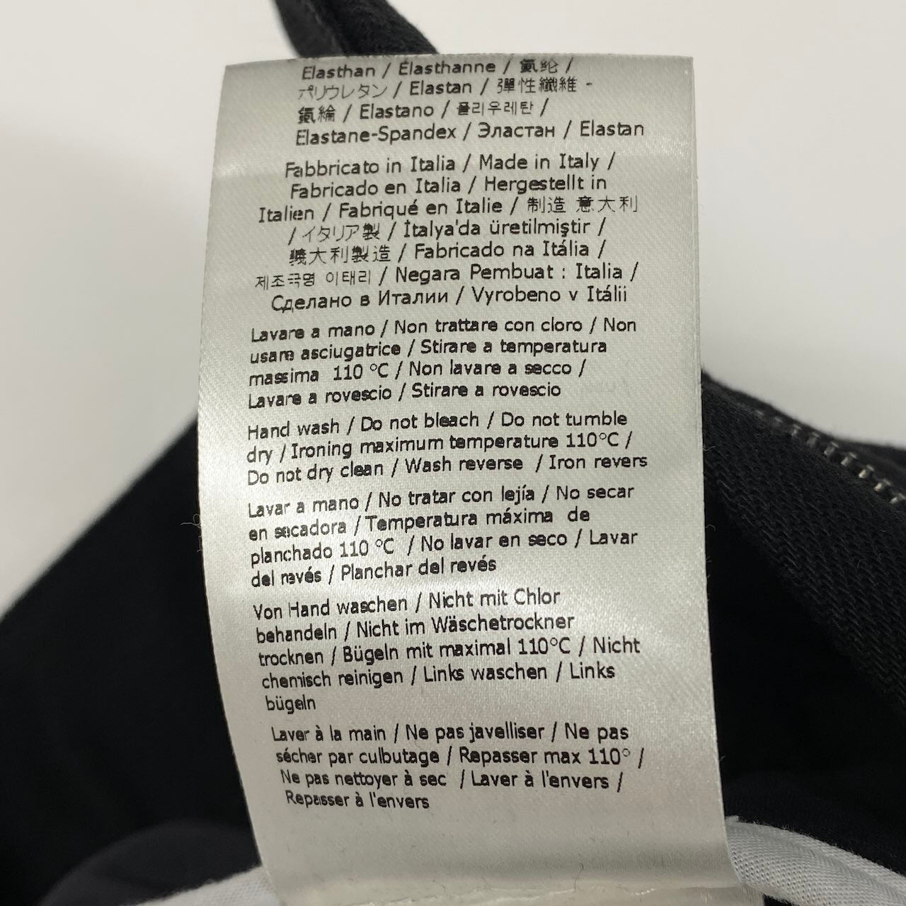 e11 FENDI タイトミニスカート コットンスカート イタリア製 12CPF-21-1224 36サイズ ブラック レディース 女性用k02ik02i