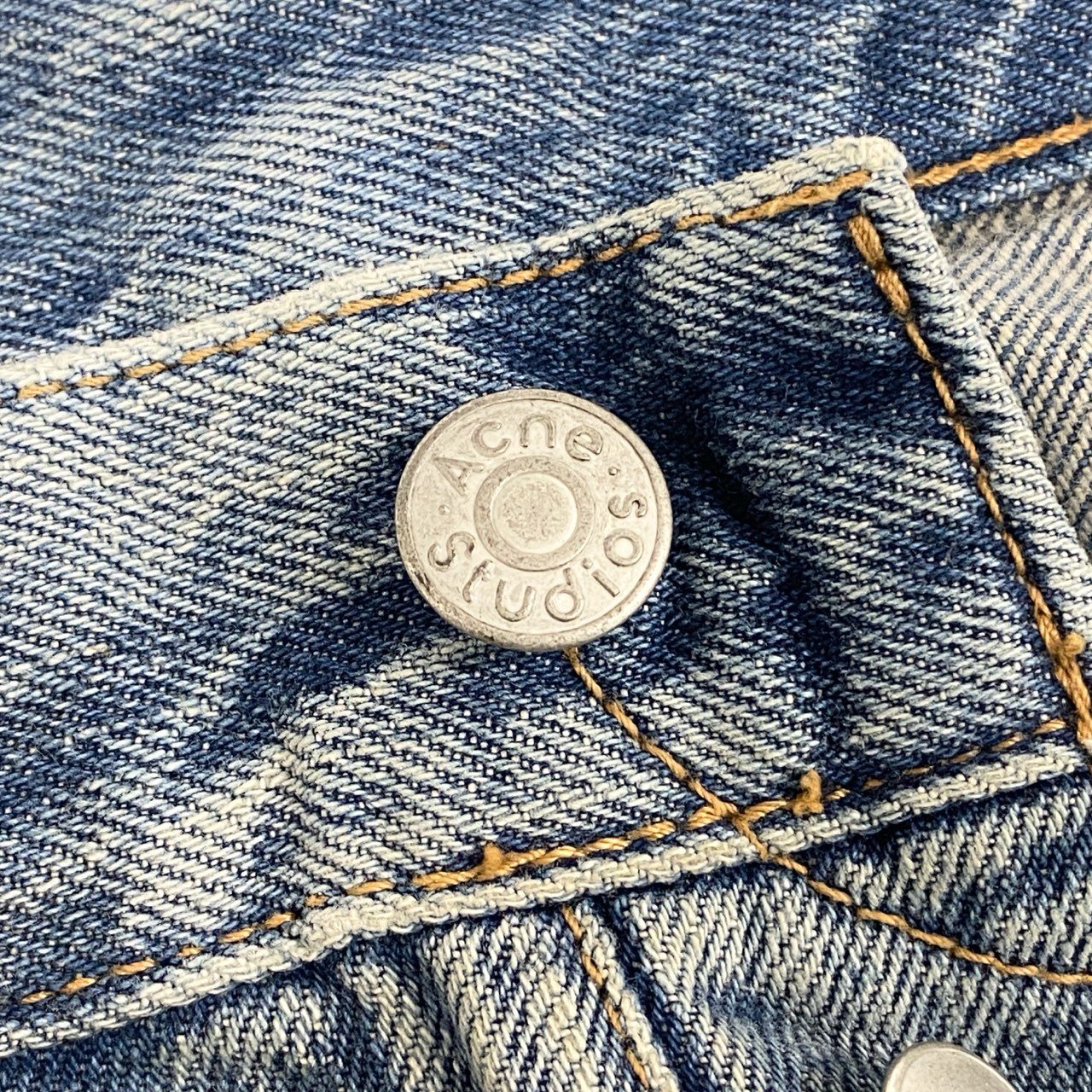 16k21 ACNE STUDIOS アクネストゥディオズ 2021M Penicillinダメージ加工 デニムパンツ ジーンズ ボトムス B00317 31 ブルー コットン
