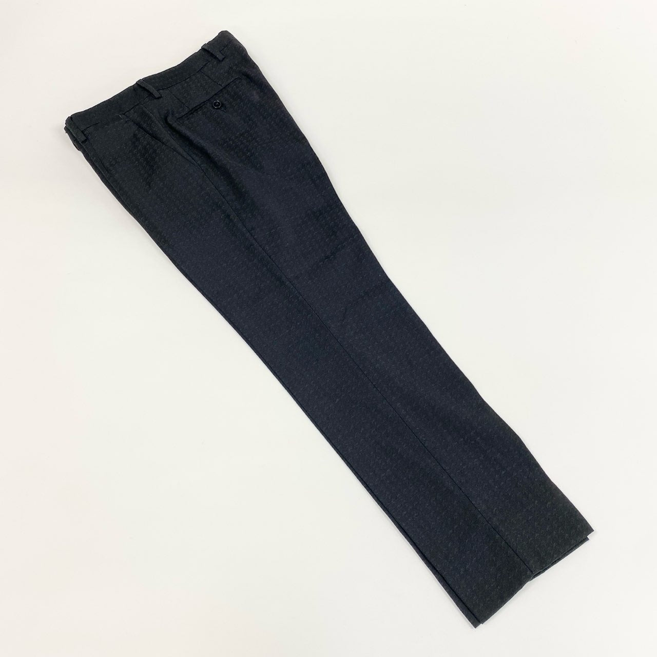 69i26 《美品》DOLCE&GABBANA ドルチェアンドガッバーナ 3ピース セットアップ スーツ MARTINI 総柄 千鳥格子 G1UKMT 44サイズ ブラック メンズk02i