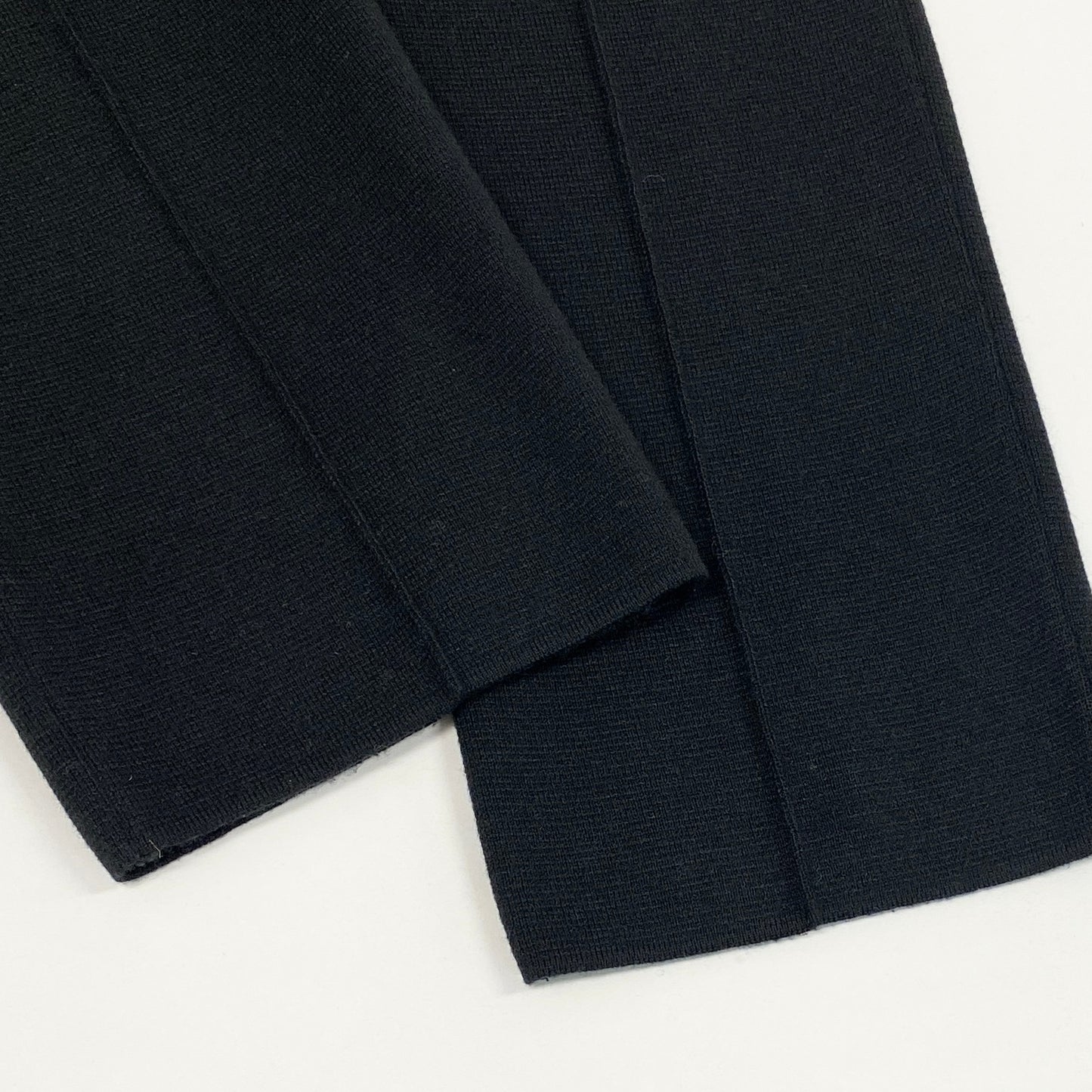 56h1 FOXEY NEW YORK フォクシーニューヨーク Knit Pants ニットパンツ フルレングス イージーパンツ レディース 女性用 39272 38 ブラックu02t