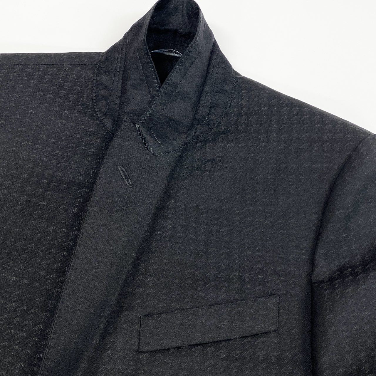 69i26 《美品》DOLCE&GABBANA ドルチェアンドガッバーナ 3ピース セットアップ スーツ MARTINI 総柄 千鳥格子 G1UKMT 44サイズ ブラック メンズk02i