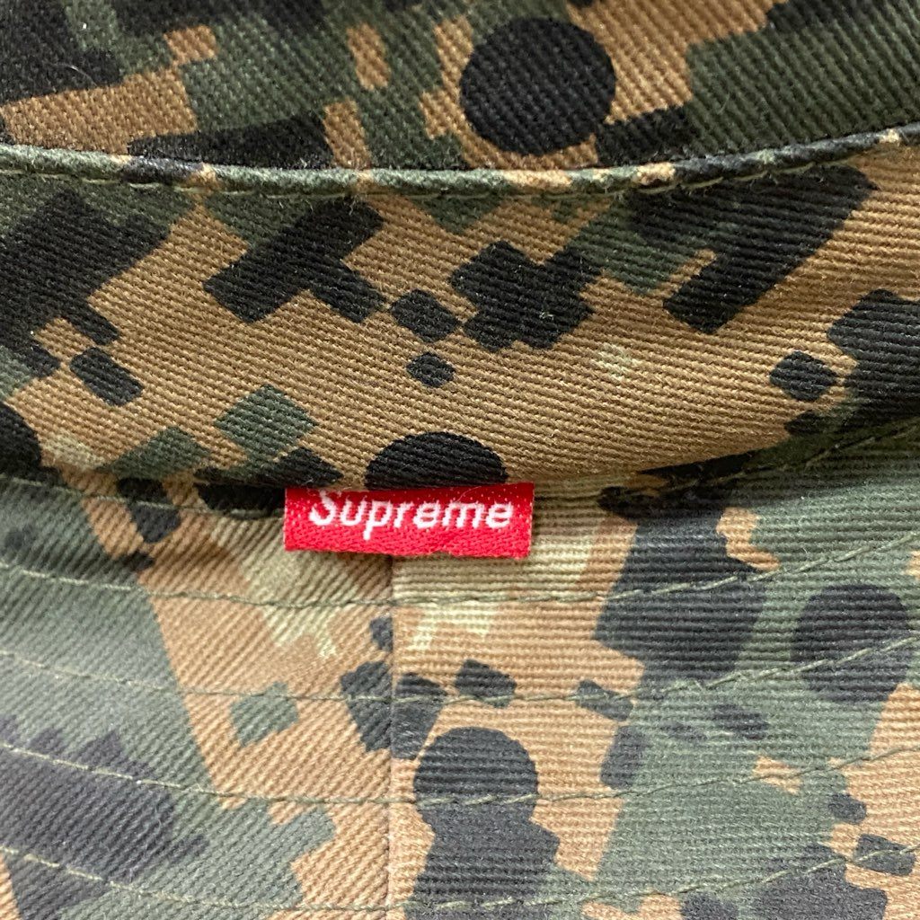 d7 Supreme シュプリーム COMME des GARCONS コムデギャルソン SHIRT 13SS Crusher Hat デジカモドット クルーザーハット S/M カーキ
