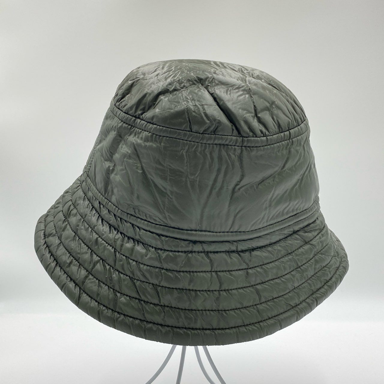i4 《美品》 定価¥38.500 DRIES VAN NOTEN ドリスヴァンノッテン GILLY 3248 M.W.HAT バケットハット XXS カーキ 画像参照 帽子 シワ加工 ヘッドウェアt18r