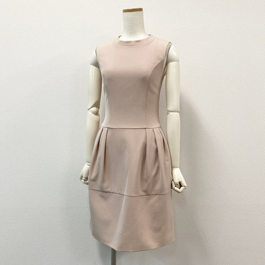 54d8 《新品タグ付き》 FOXEY NEW YORK フォクシーニューヨーク タックコクーンワンピース ノースリーブワンピース ドレスワンピース 34096 サイズ38 ライトピンク レディース 日本製