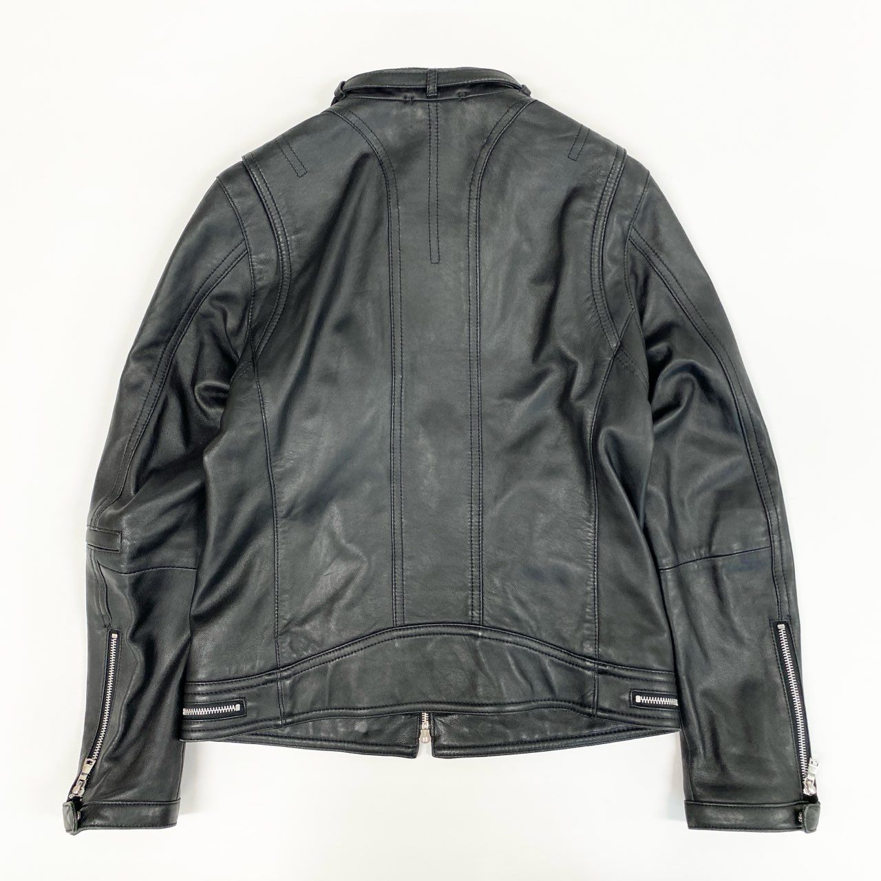 29i30 LOVELESS ラブレス シングルライダースジャケット レザージャケット 61F03-600-09 2サイズ ブラック メンズo07t