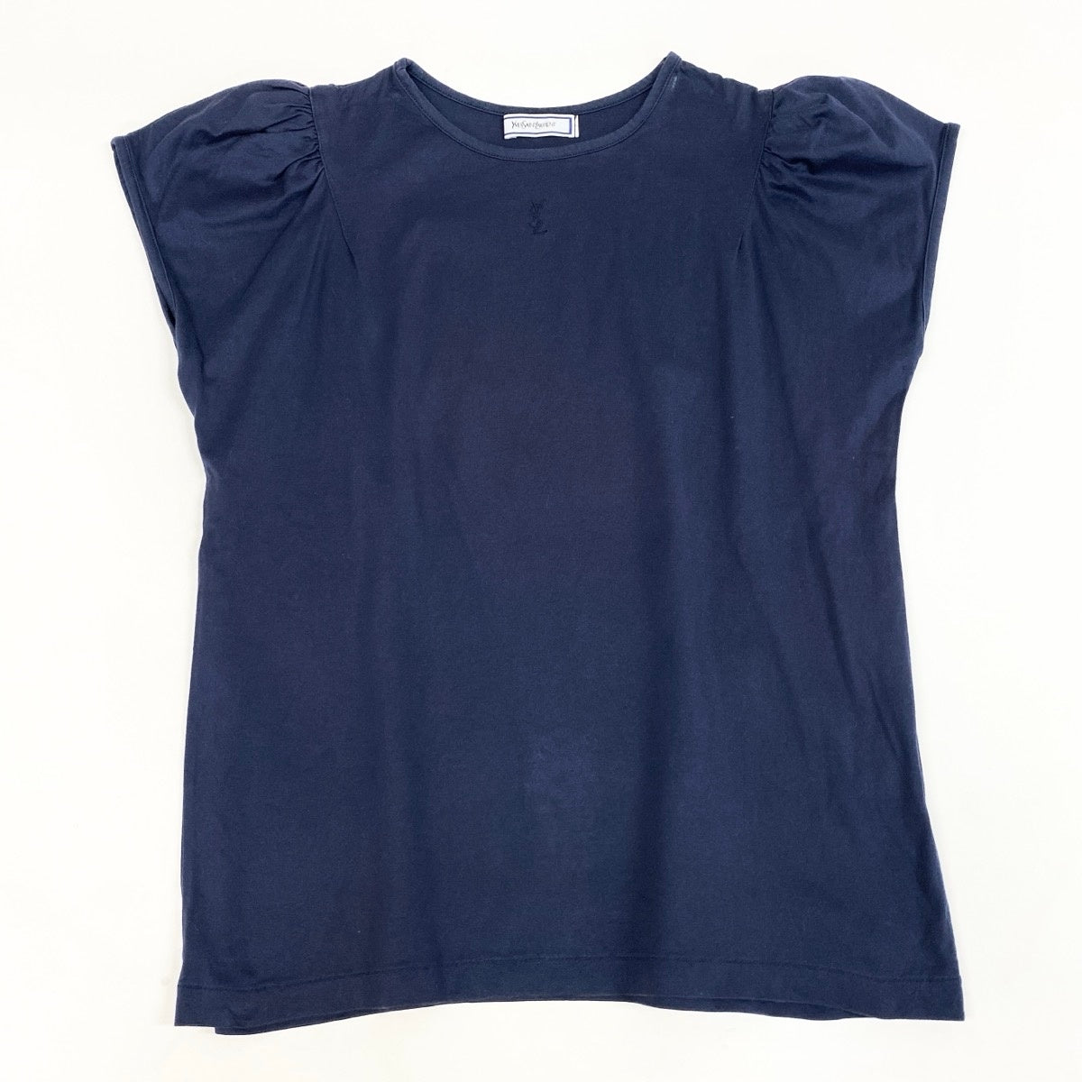 YvesSaintLaurent() イヴサンローラン  フレンチスリーブカットソー サイズ:M     　240001109188 Ig10 YVES SAINT LAURENT イヴサンローラン フレンチスリーブ Tシャツ