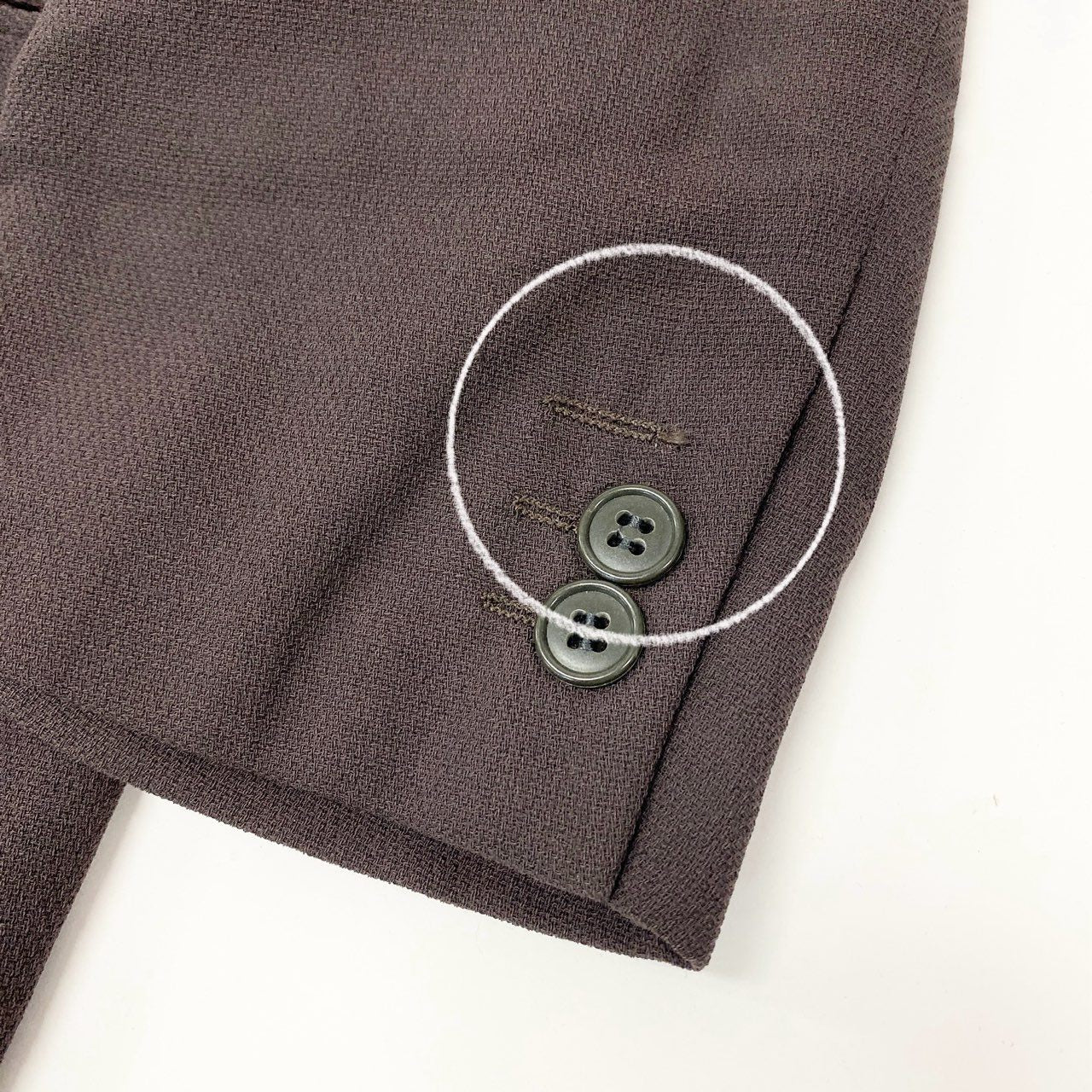 6k1 GIORGIO ARMANI LE COLLEZIONI ジョルジオアルマーニ イタリア製 テーラードジャケット ダブルブレスト ウールブレンド フォーマル メンズ 紳士服 40 ブラウンo07t