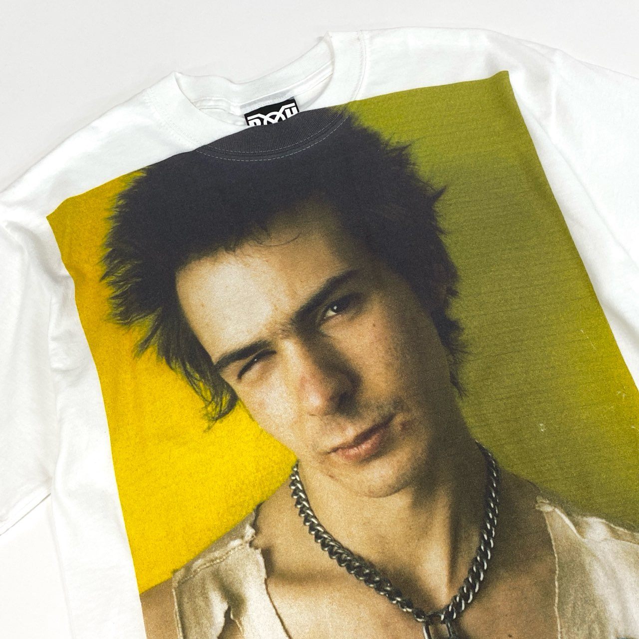 84e30 BOUNTY HUNTER バウンティハンター DENNIS MORRIS クルーネック Tシャツ 半袖 カットソー オーバーサイズ BXH-138-04 Mサイズ ホワイト コットン