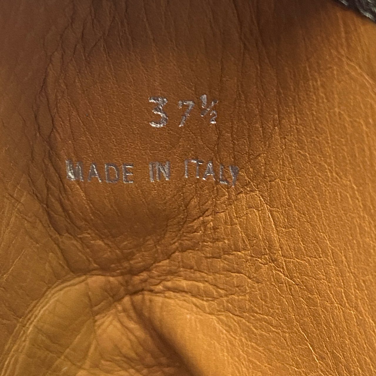 7c11 JIMMY CHOO ジミーチュウ ハイカット ベルトスニーカー 37 1/2 ゴールド レザー サイドジップ メタリック イタリア製 シューズ