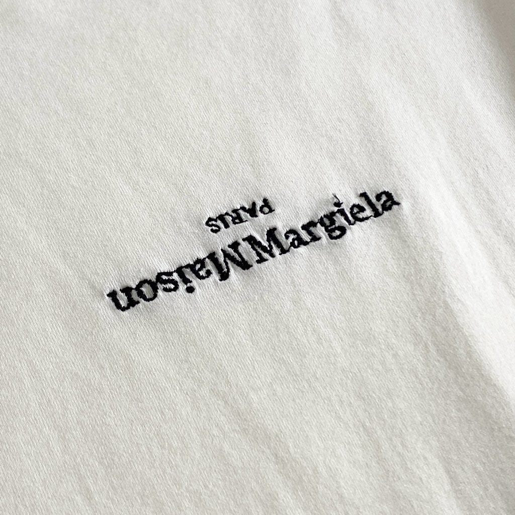 13e22 Maison Margiela メゾンマルジェラ リバースロゴTシャツ クルーネック ショートスリーブ カットソー S30GC0701 50 ホワイト コットン