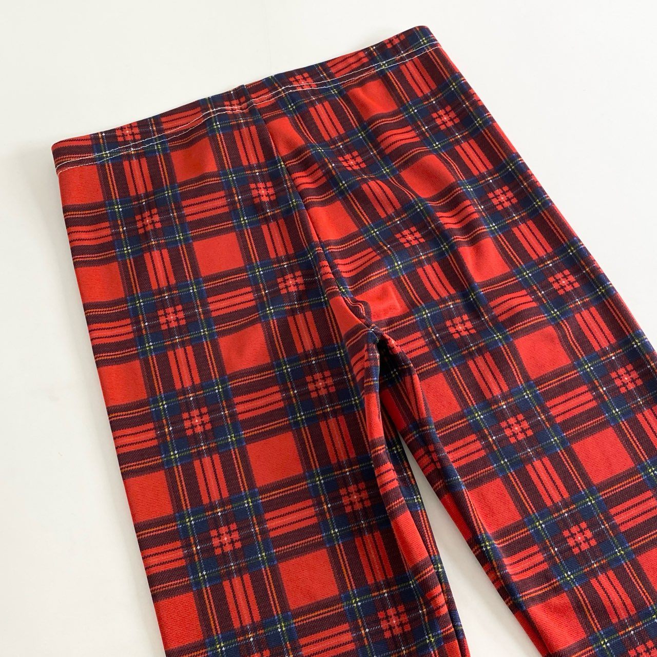 62i12 COMME des GARCONS HOMME PLUS コムデギャルソンオムプリュス チェック柄 プリント タイツ ボトムス PD-T044 S レッド マルチカラー