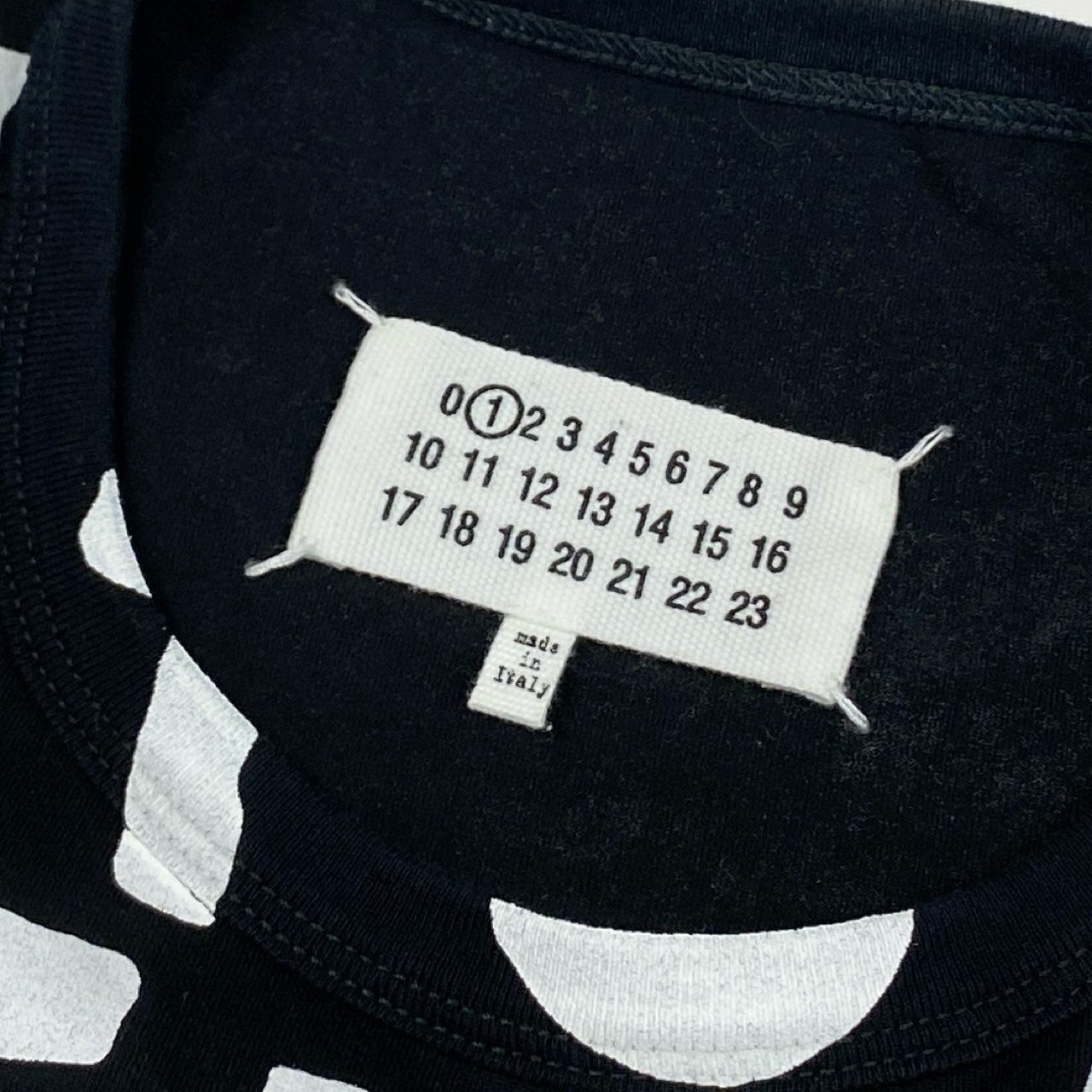49l6 Maison Margiela メゾンマルジェラ 20SS AIDS エイズTシャツ チャリティ S51GC0482 XS ブラック TEE カットソー イタリア製
