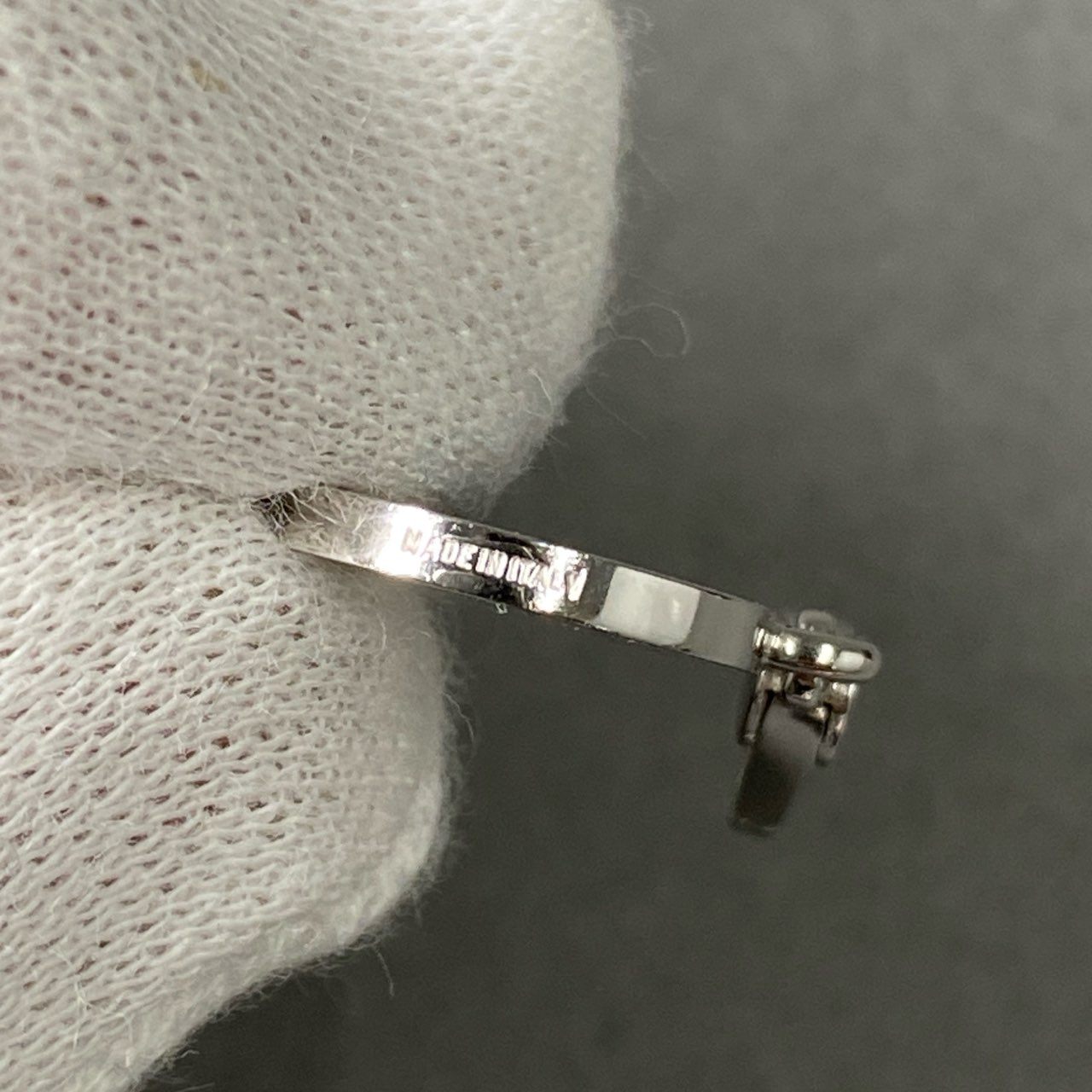 Pf16-1 BVLGARI ブルガリ K18WG オニキス ペンダントトップ チャーム ホワイトゴールド ジュエリー ネックレス