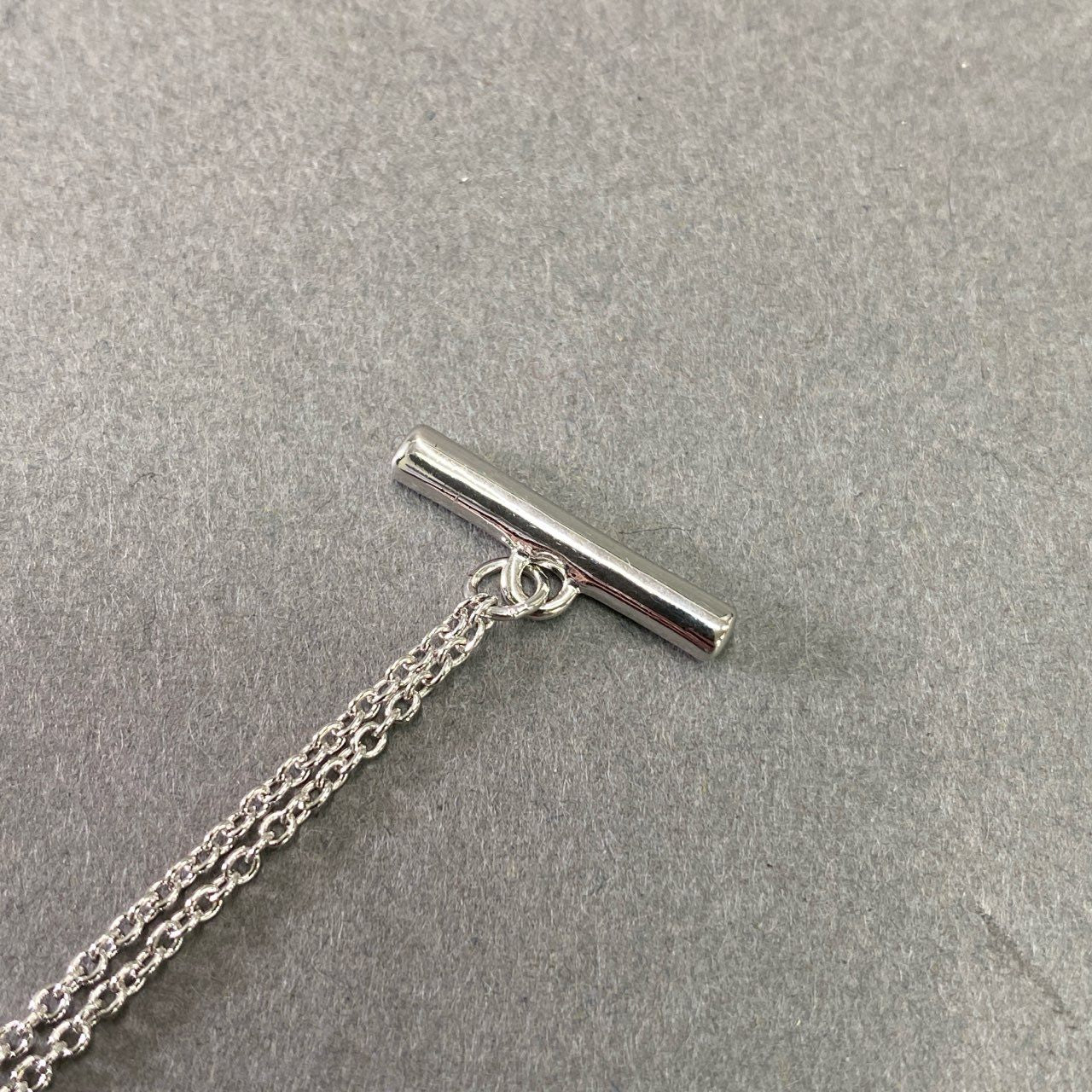 d22 《美品》 COACH コーチ マンテル 2連 チェーンブレスレット F54515 シルバー サークル アクセサリー ジュエリー 箱付き