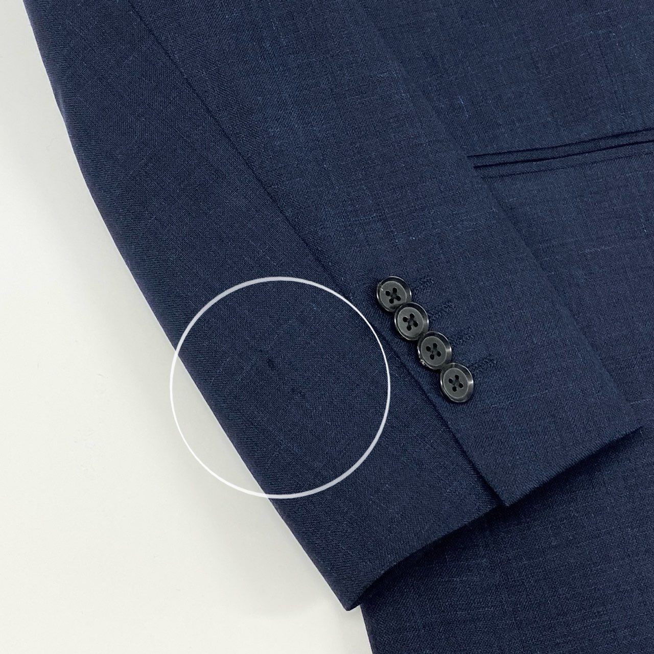 55f16 RING JACKET MEISTER リングヂャケット マイスター シングルスーツ セットアップ テーラードジャケット/スラックス サイズ52 ネイビー ウールシルク メンズ